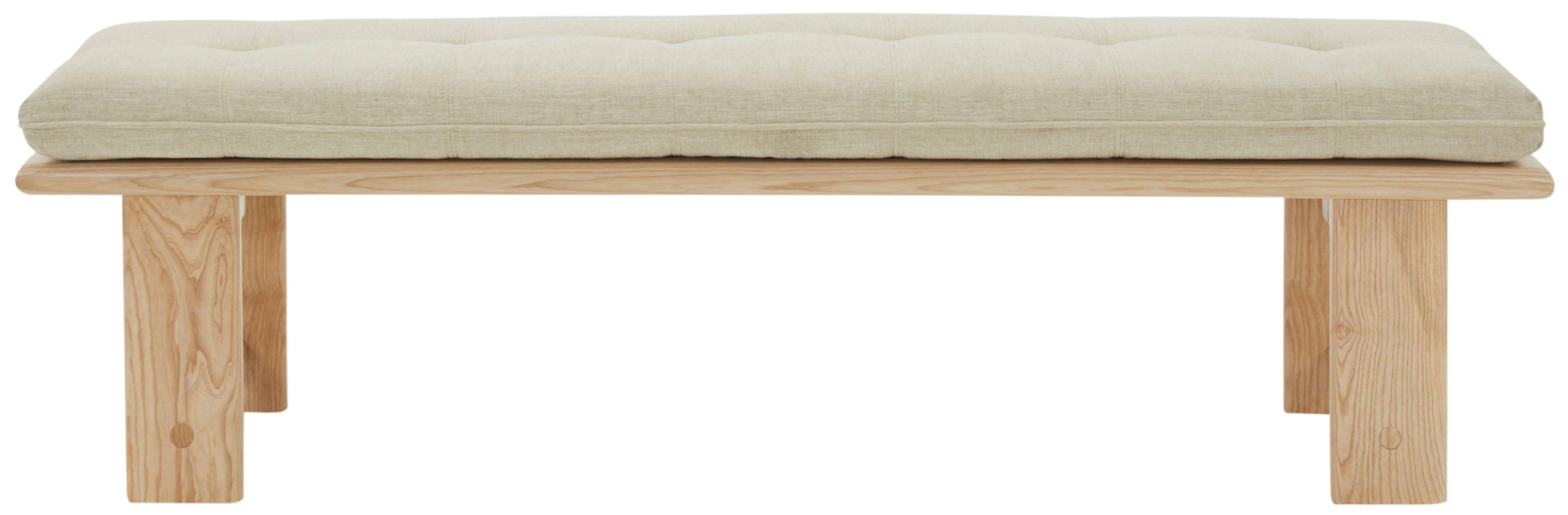 Bartolili Wood & Cushion Bench