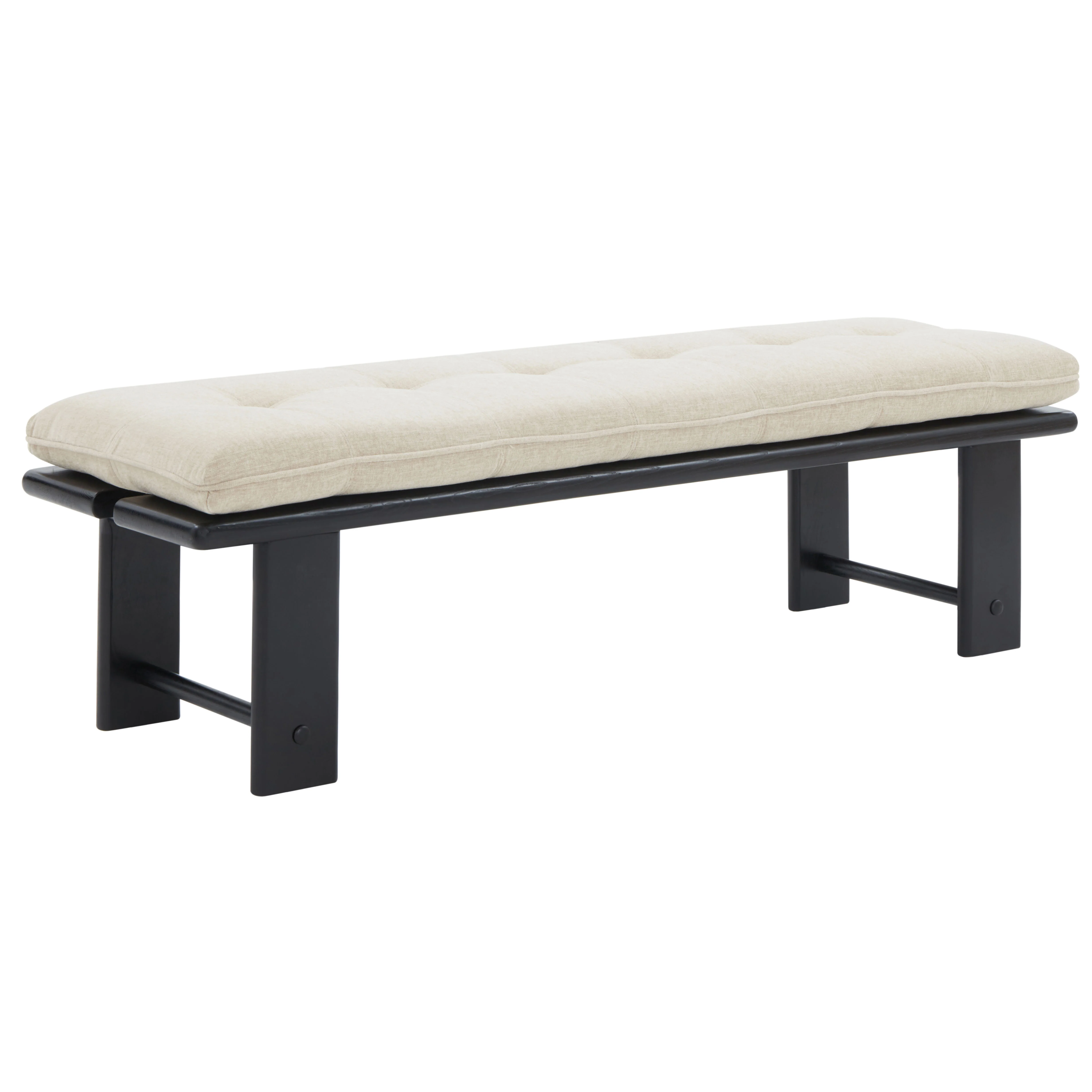 Bartolili Wood & Cushion Bench - Image 11