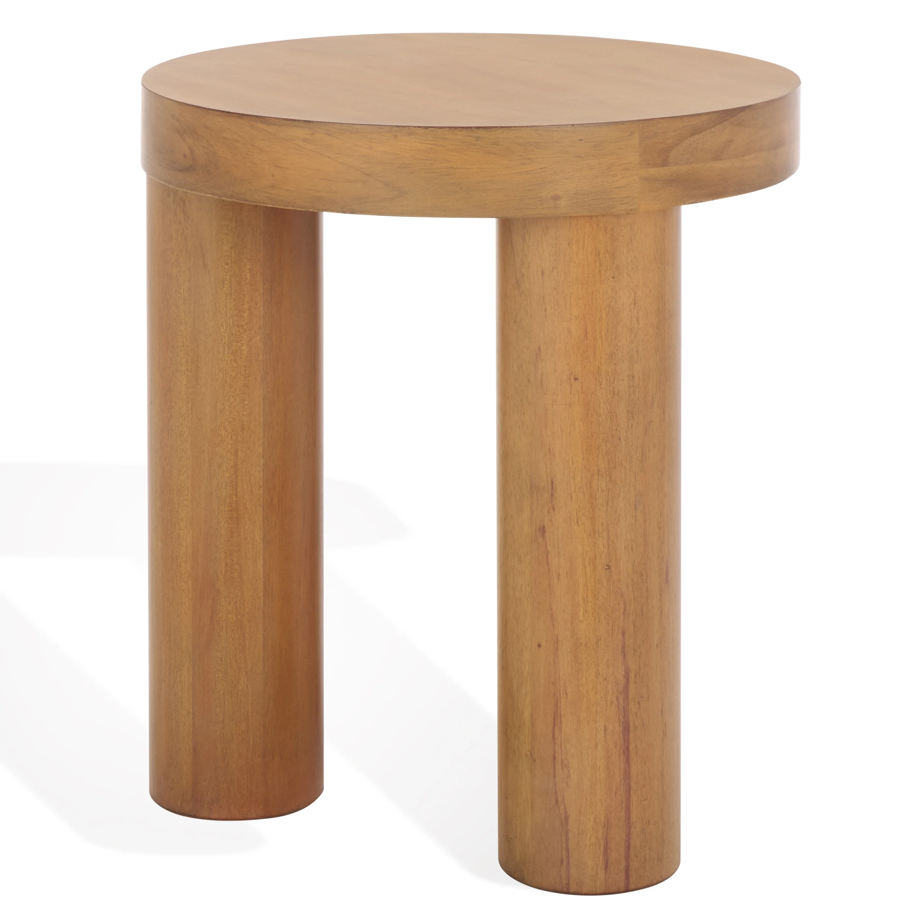 Bary Round 3 Leg Wood Accent Table - Image 8
