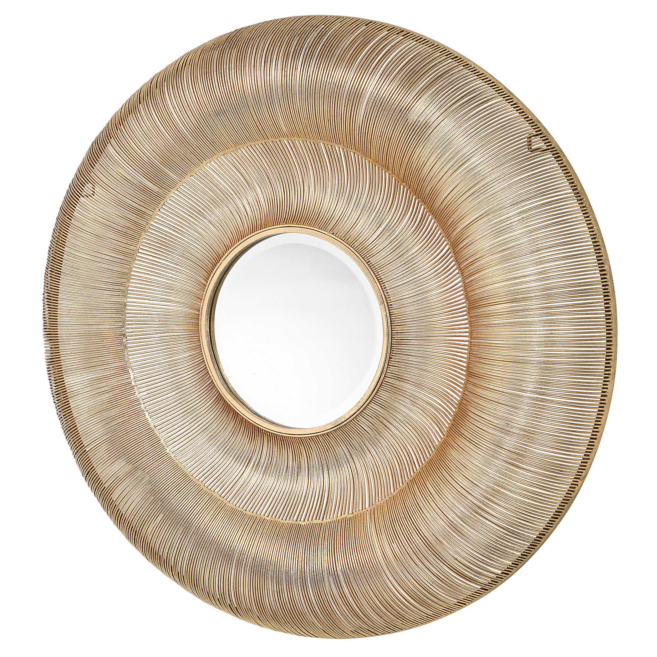 Bauble Round Gold Mirror - Image 6