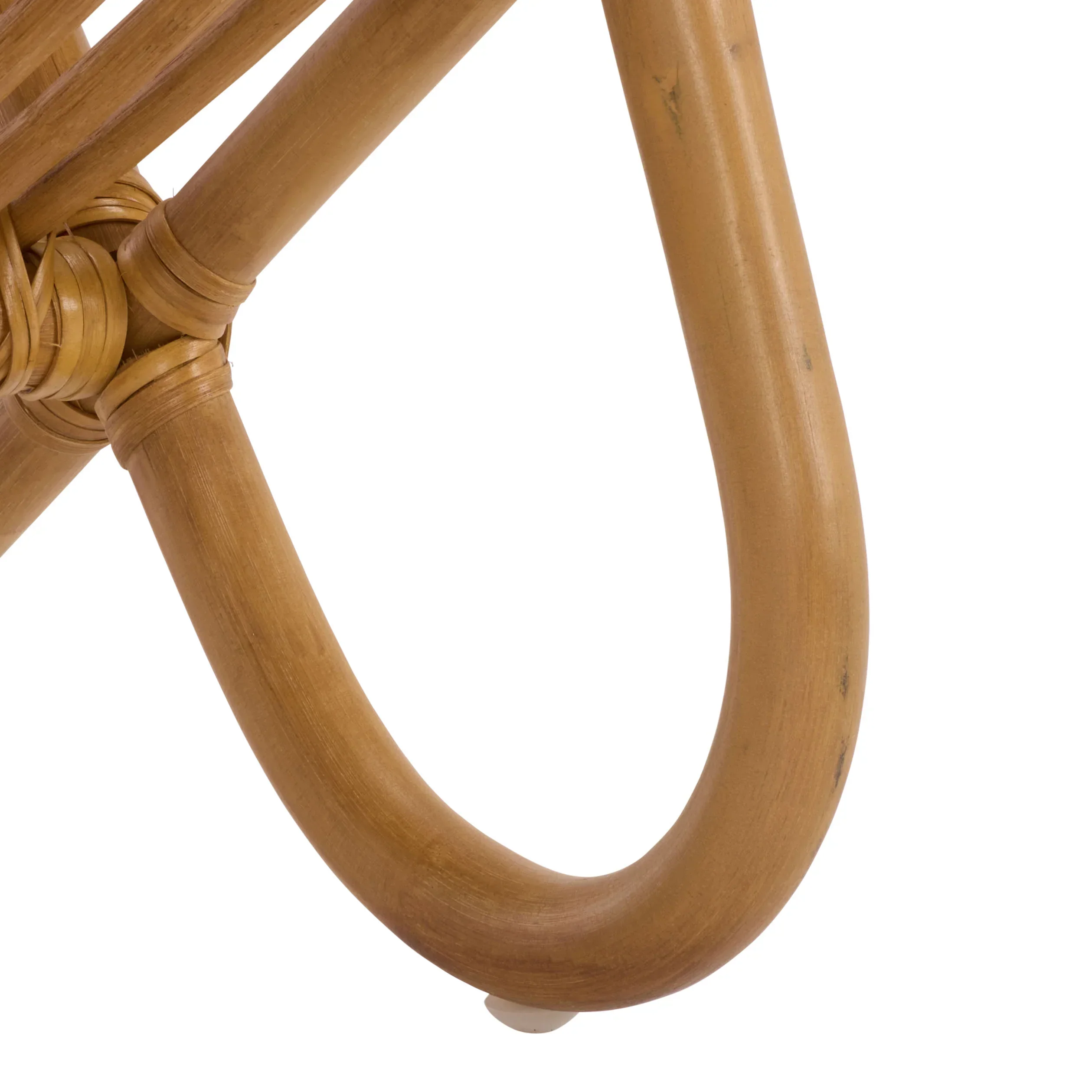 Bayard Rattan Pole Magazine Holder Accent Table - Image 9
