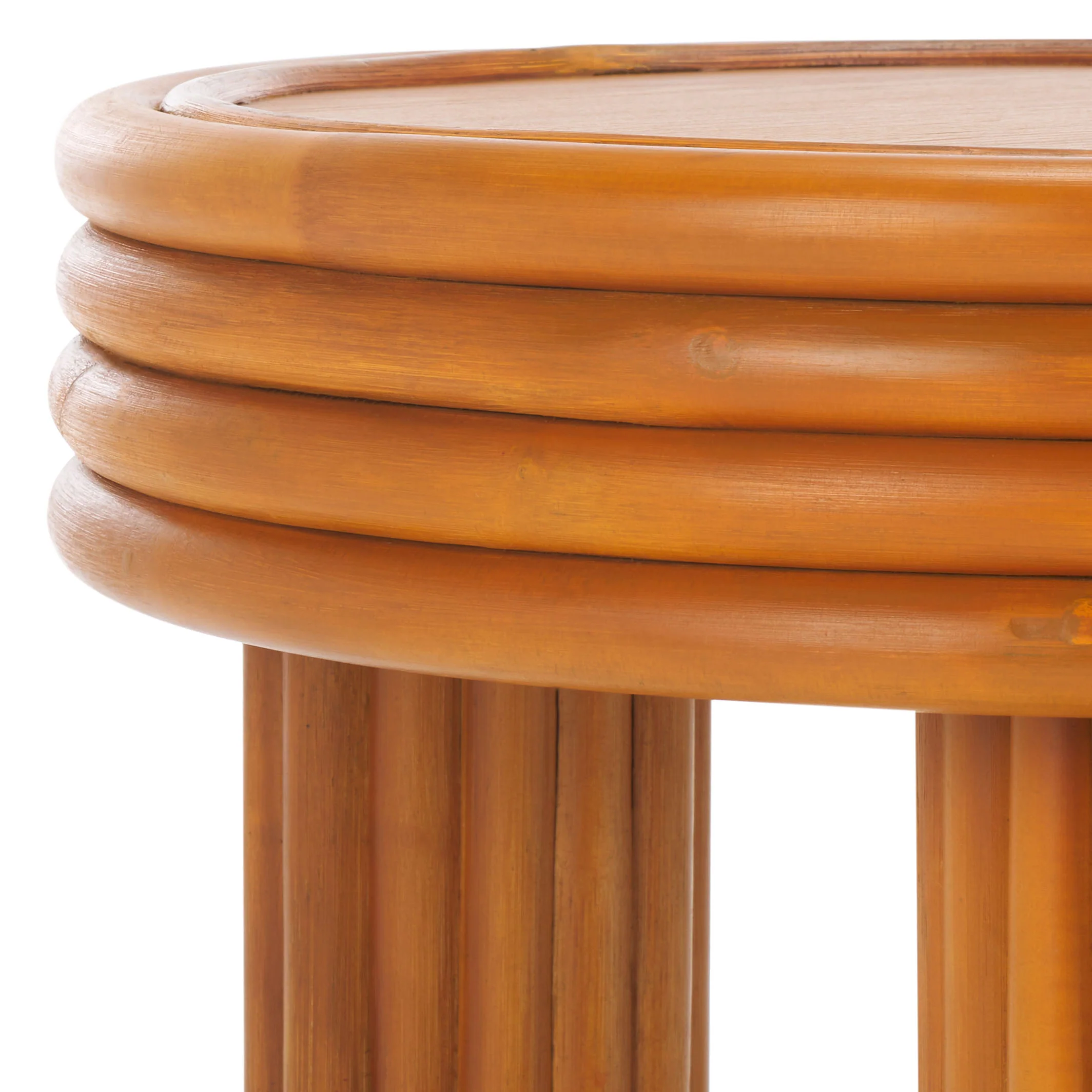 Bayard Rattan Round Accent Table - Image 6