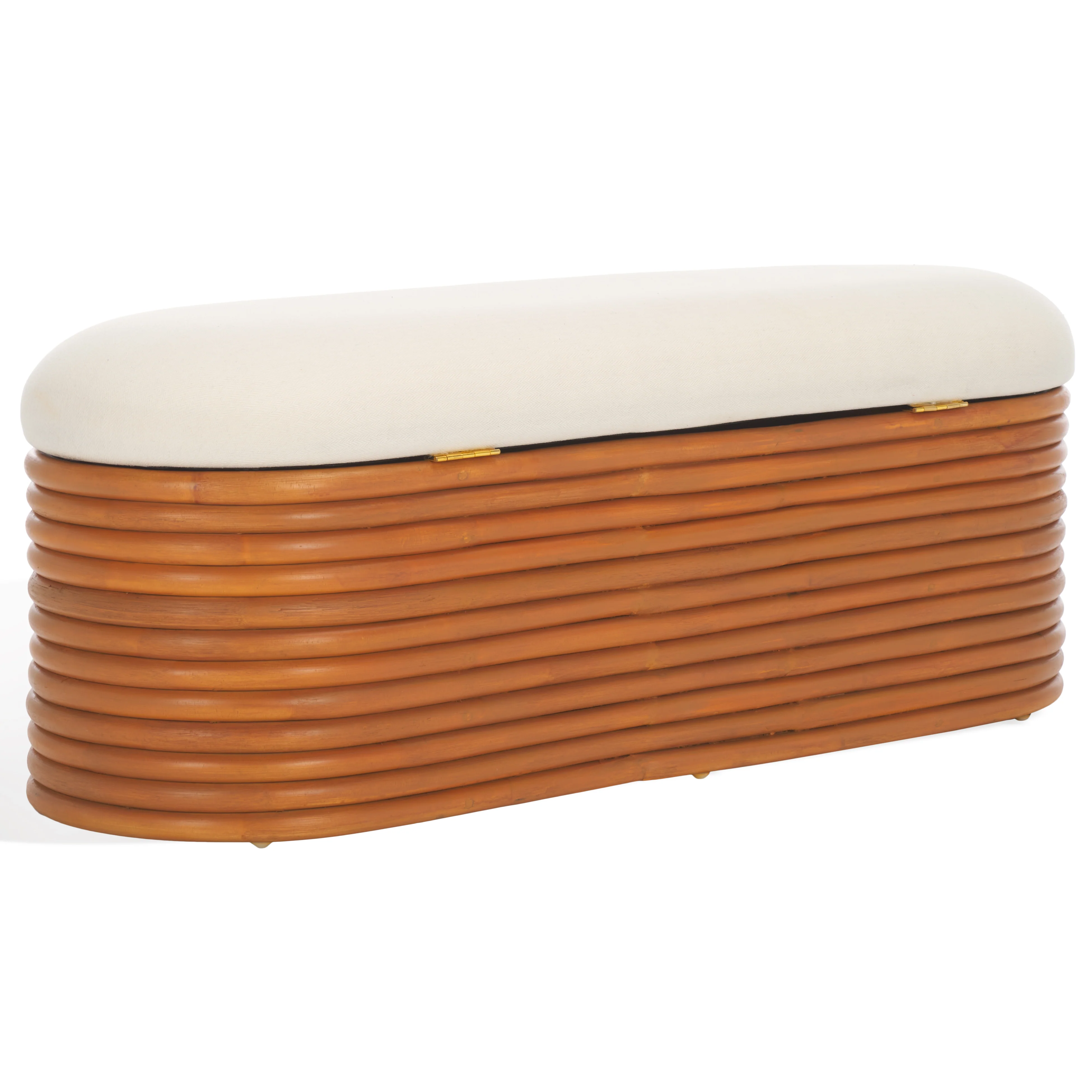 Bayard Rattan Storage Bench - Image 8