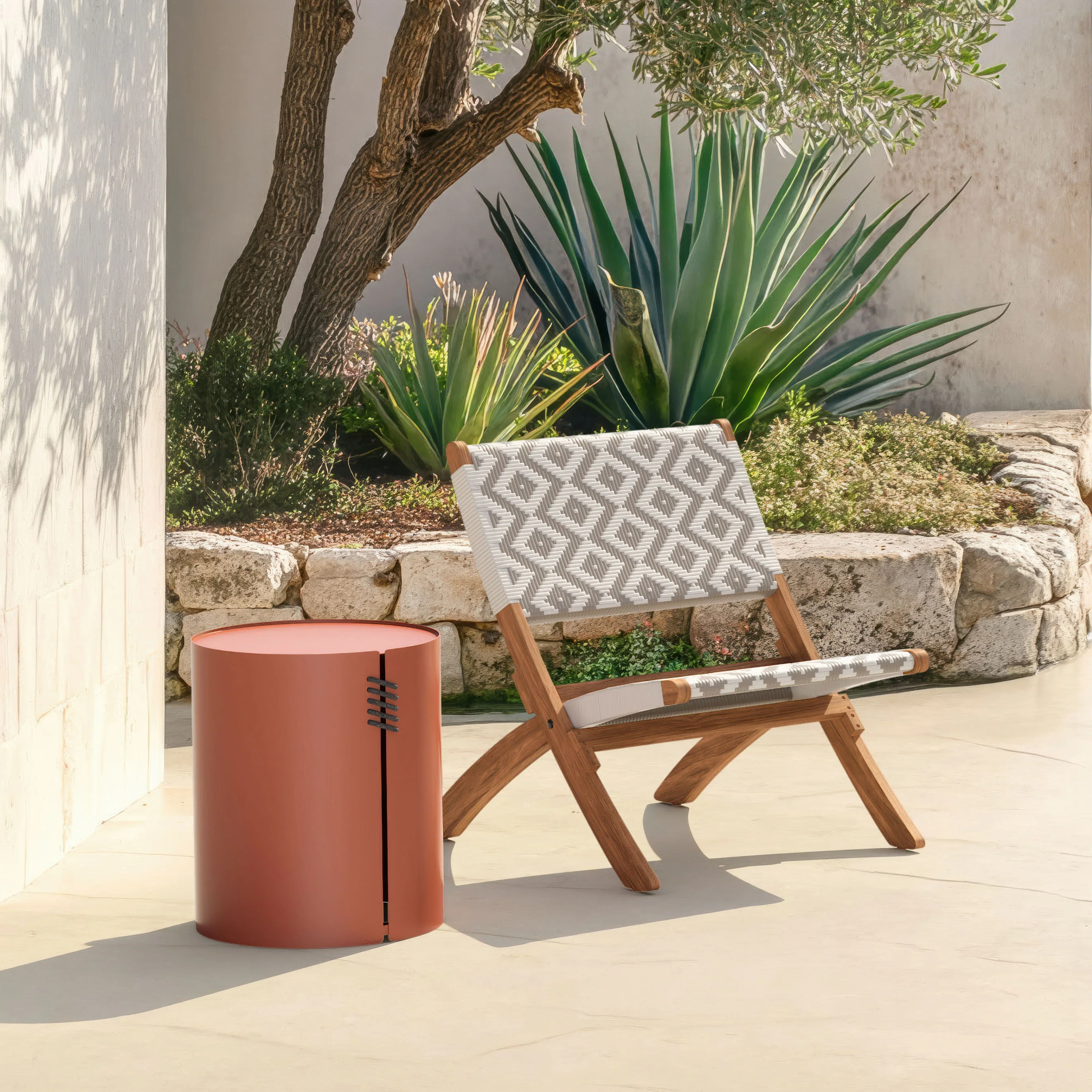 Bayu Side Table Brown - Image 2