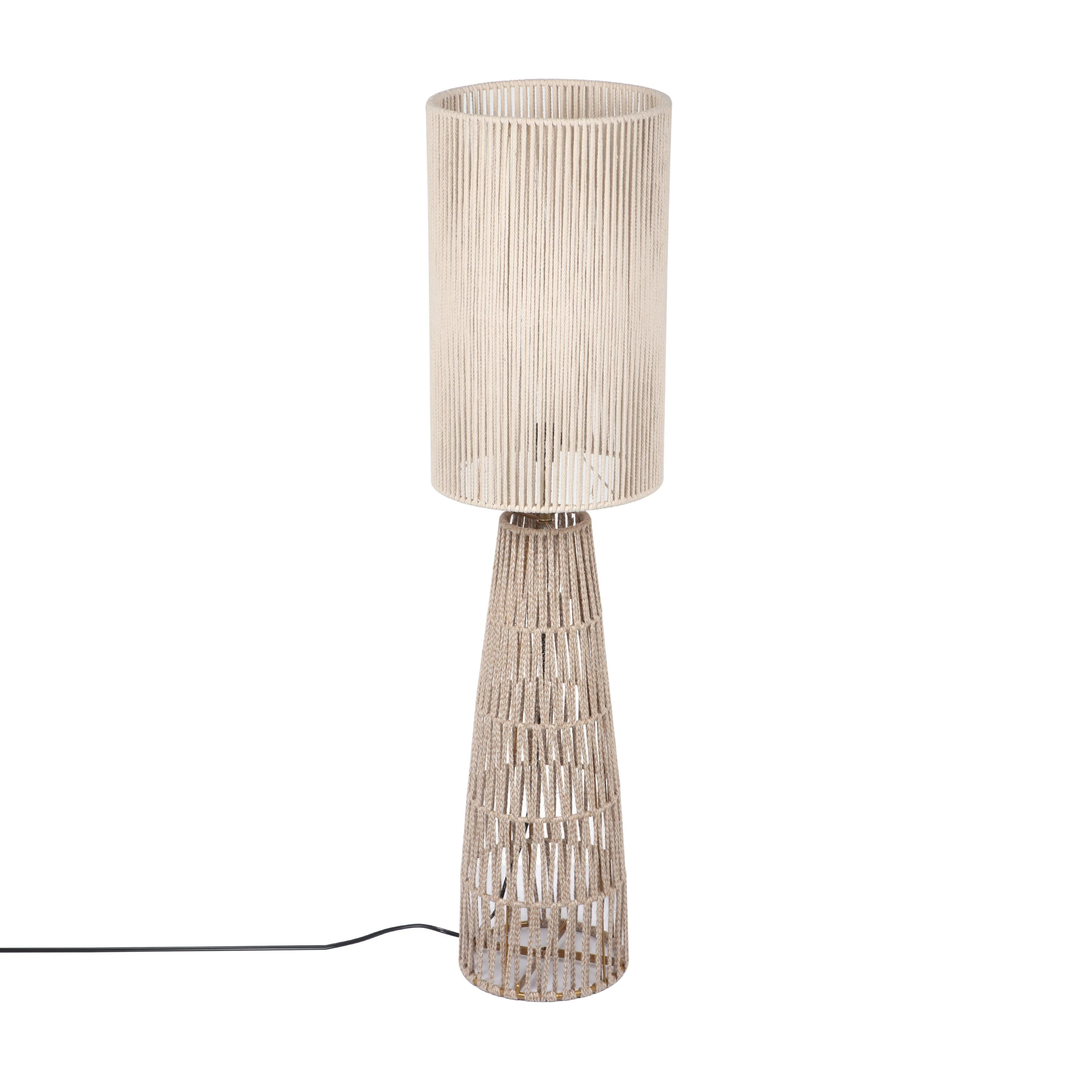 Beam Cream Natural Jute Floor Lamp - Image 3