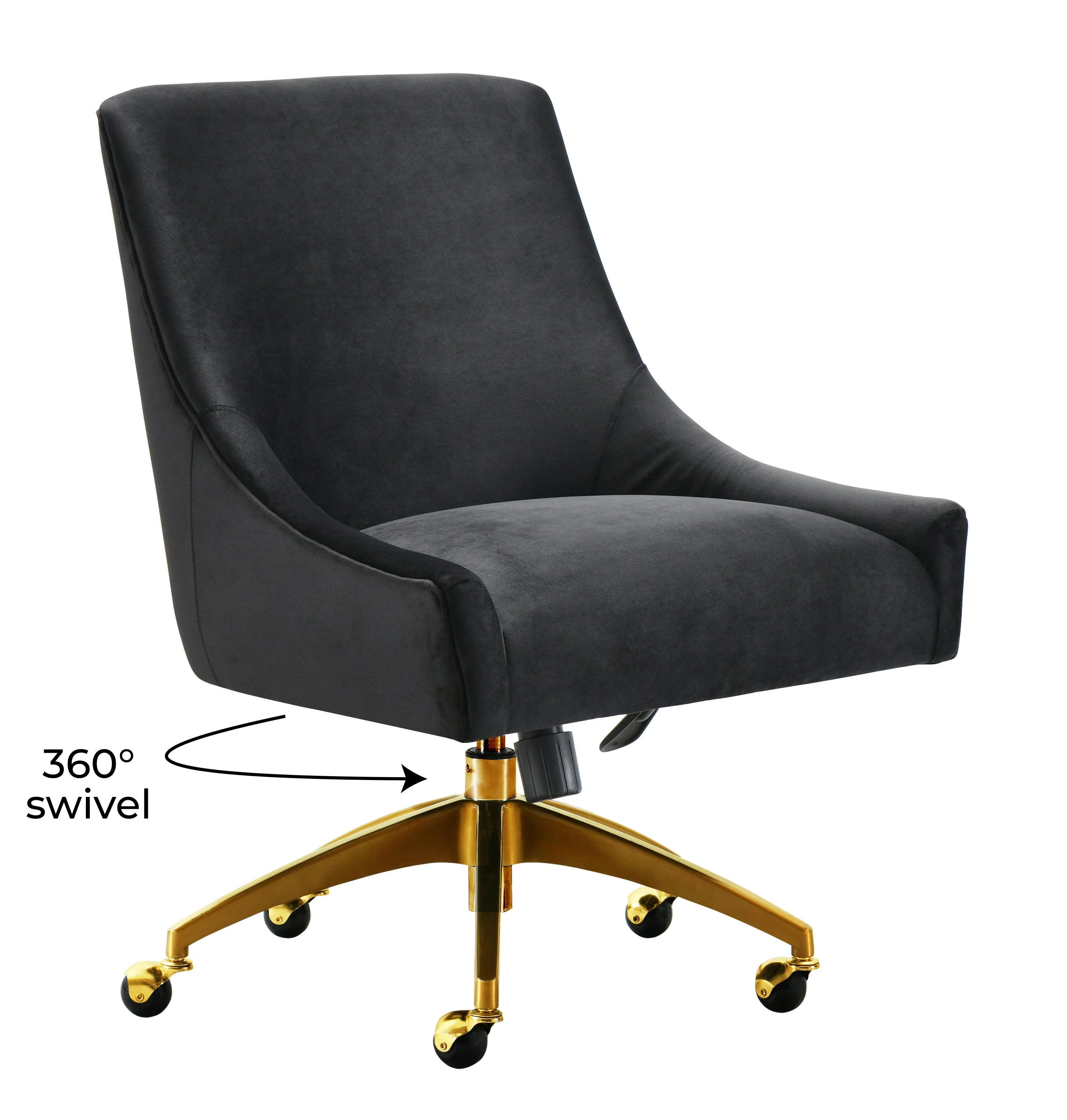 Beatrix Black Office Swivel Chair - Image 6