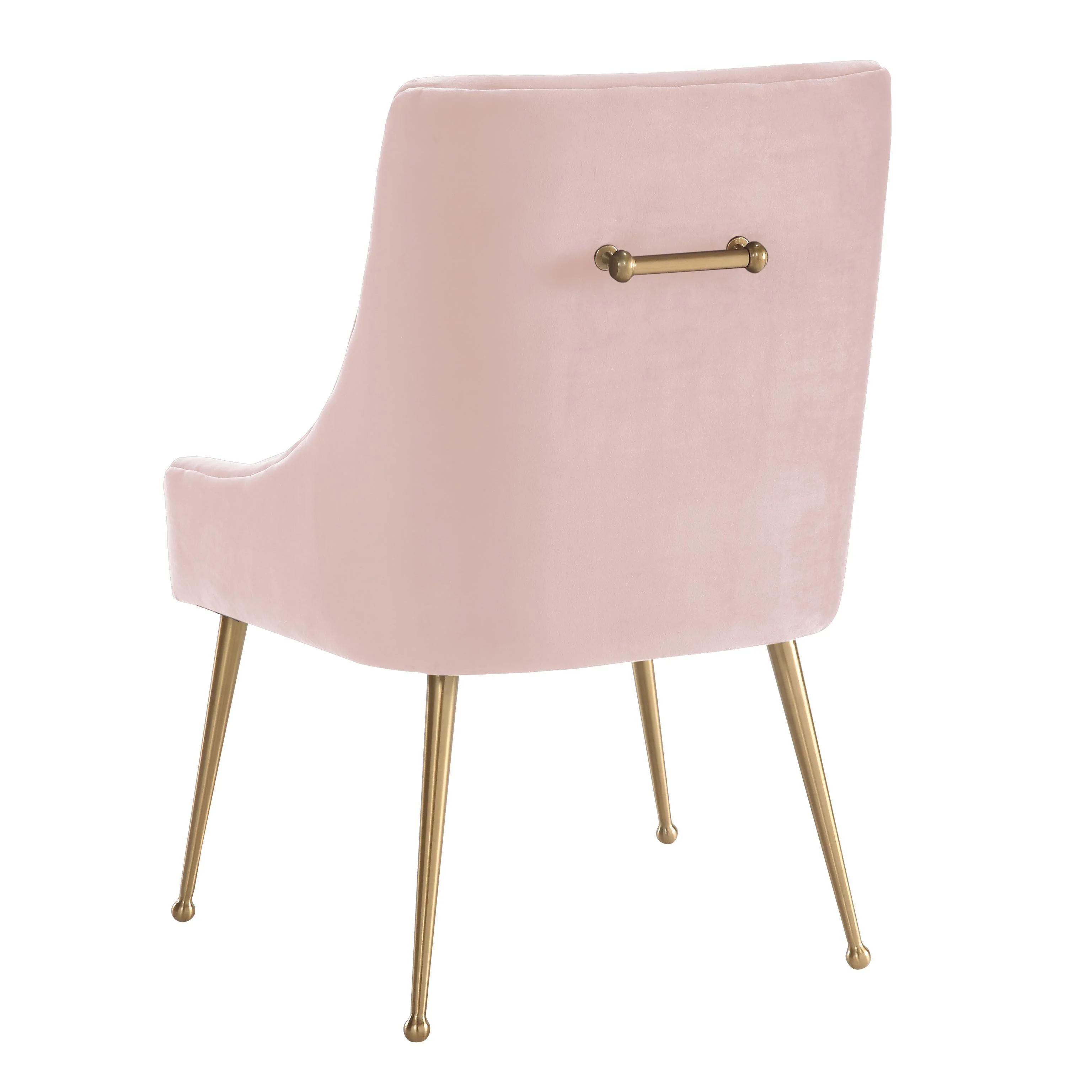 Beatrix Blush Velvet Side Chair - Image 3