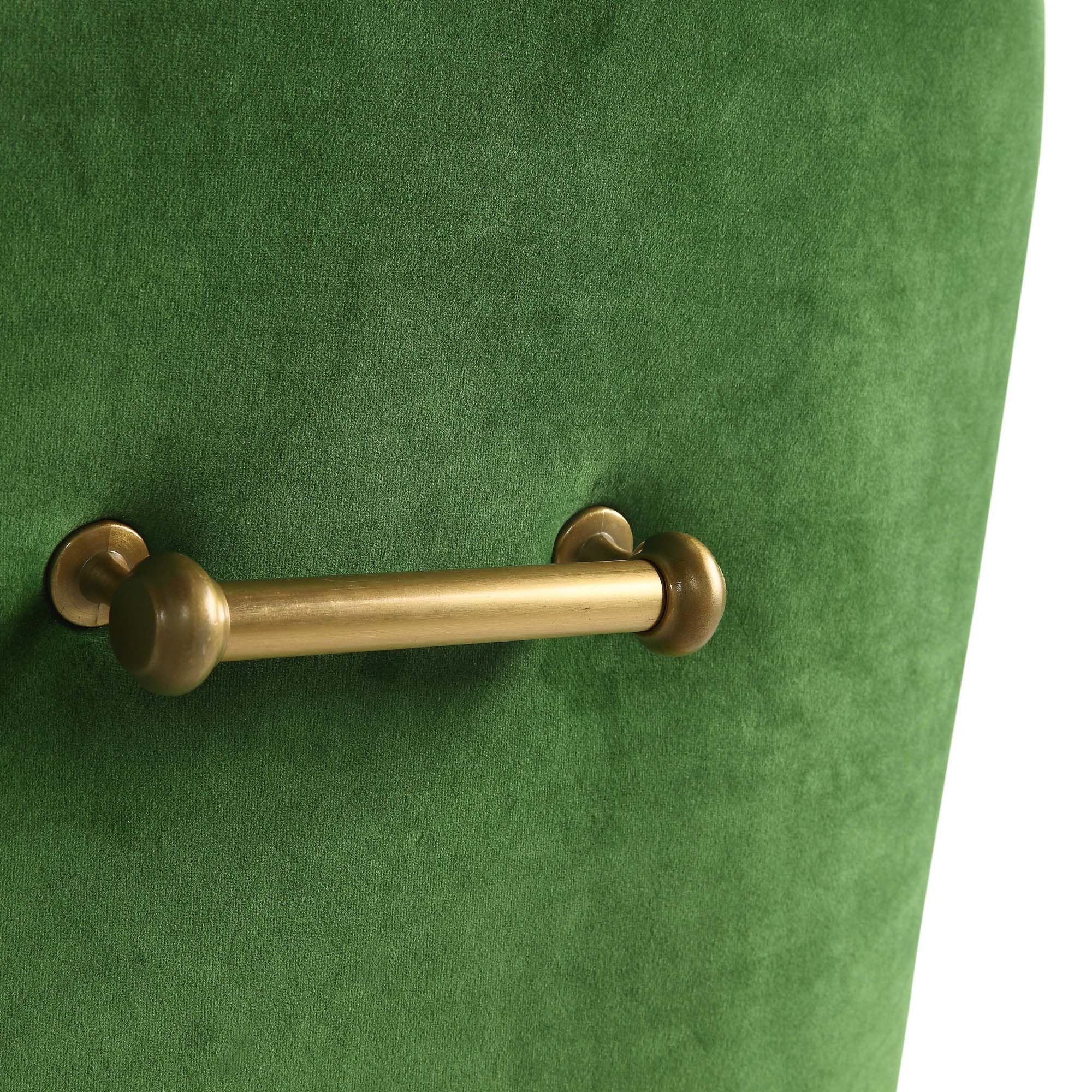 Beatrix Green Velvet Side Chair - Image 5