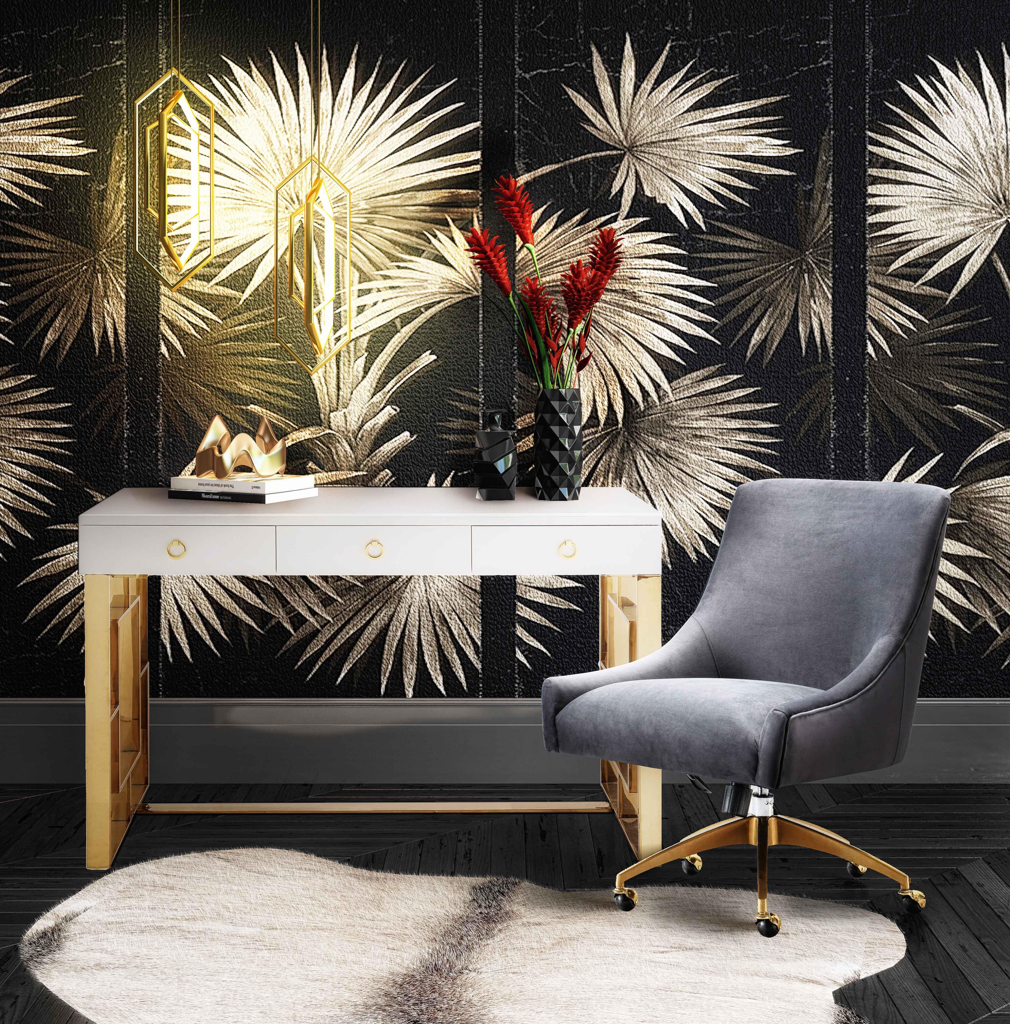 Beatrix Grey Office Swivel Chair - Image 2
