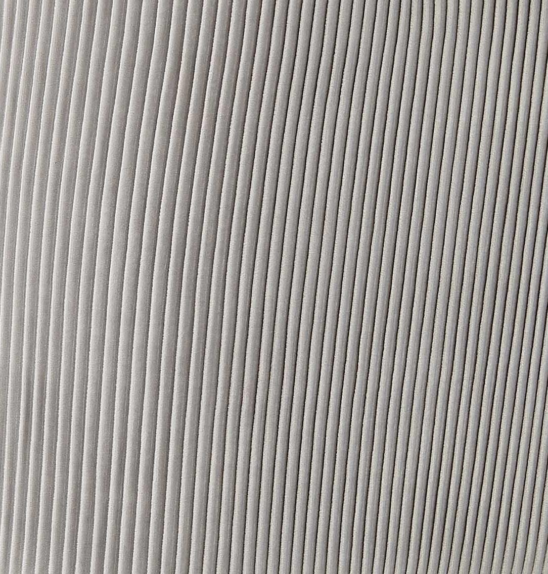 Beatrix Pleated Light Grey Velvet Side Chair - Image 6