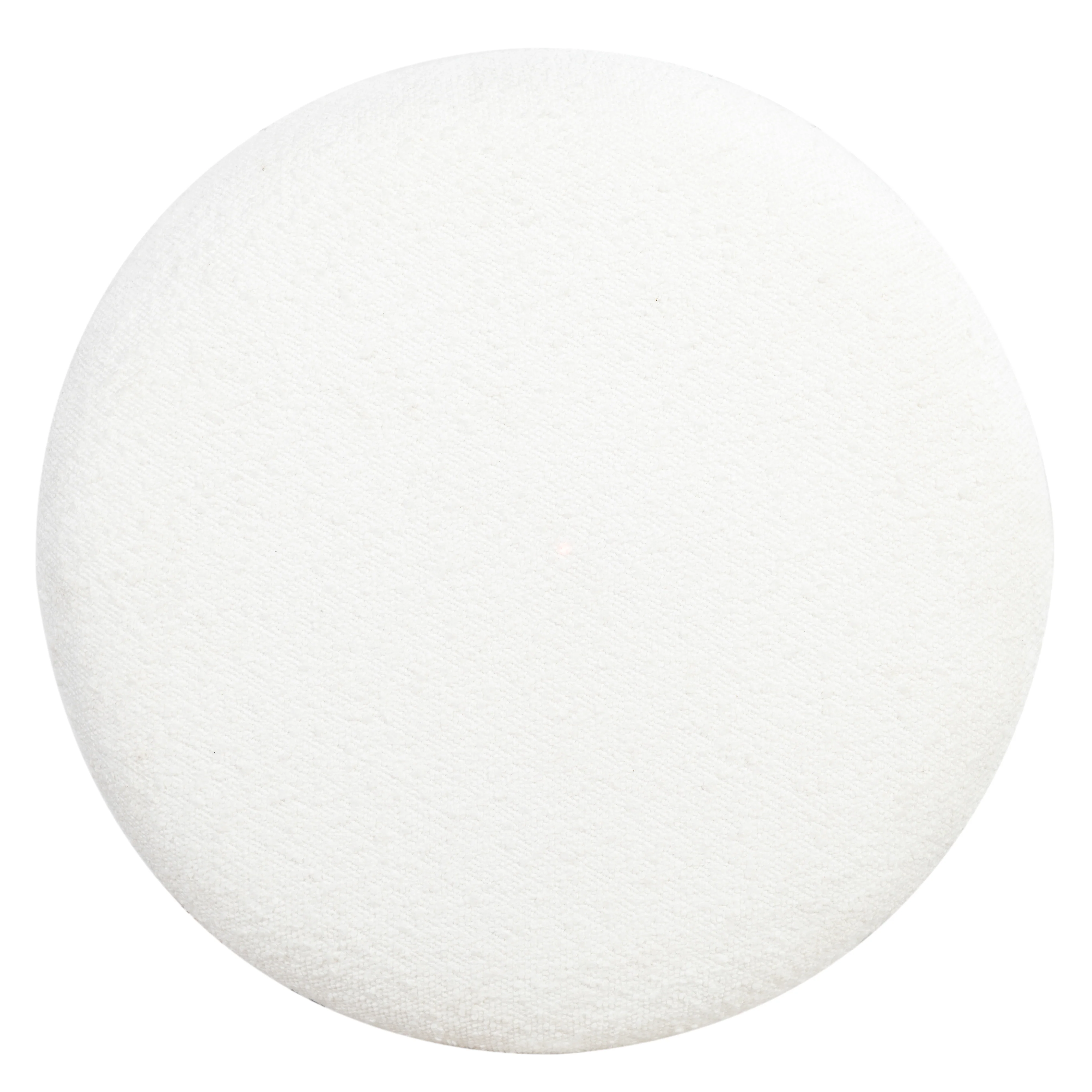 Becka Round Boucle Storage Ottoman - Image 8