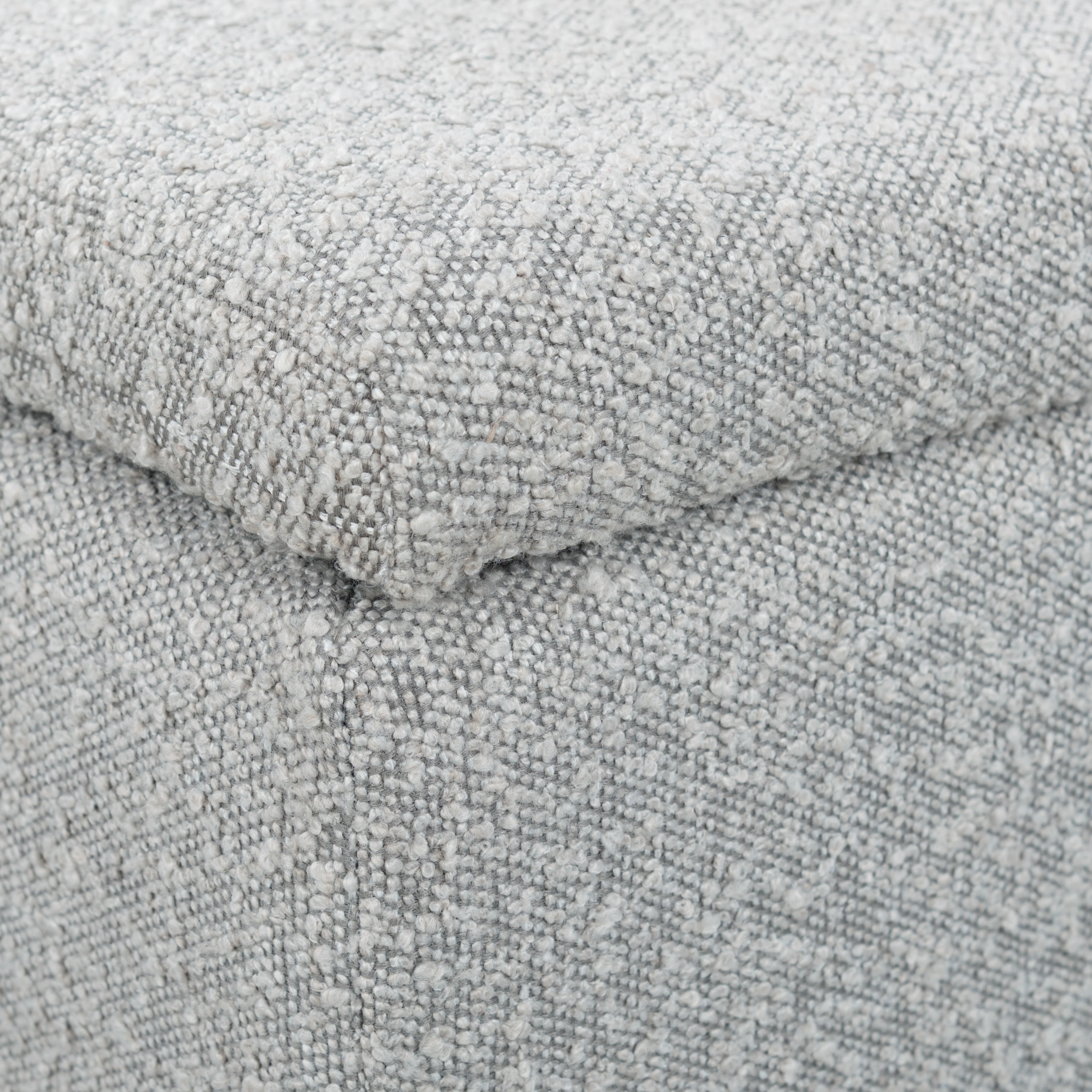 Becka Square Boucle Storage Ottoman - Image 16
