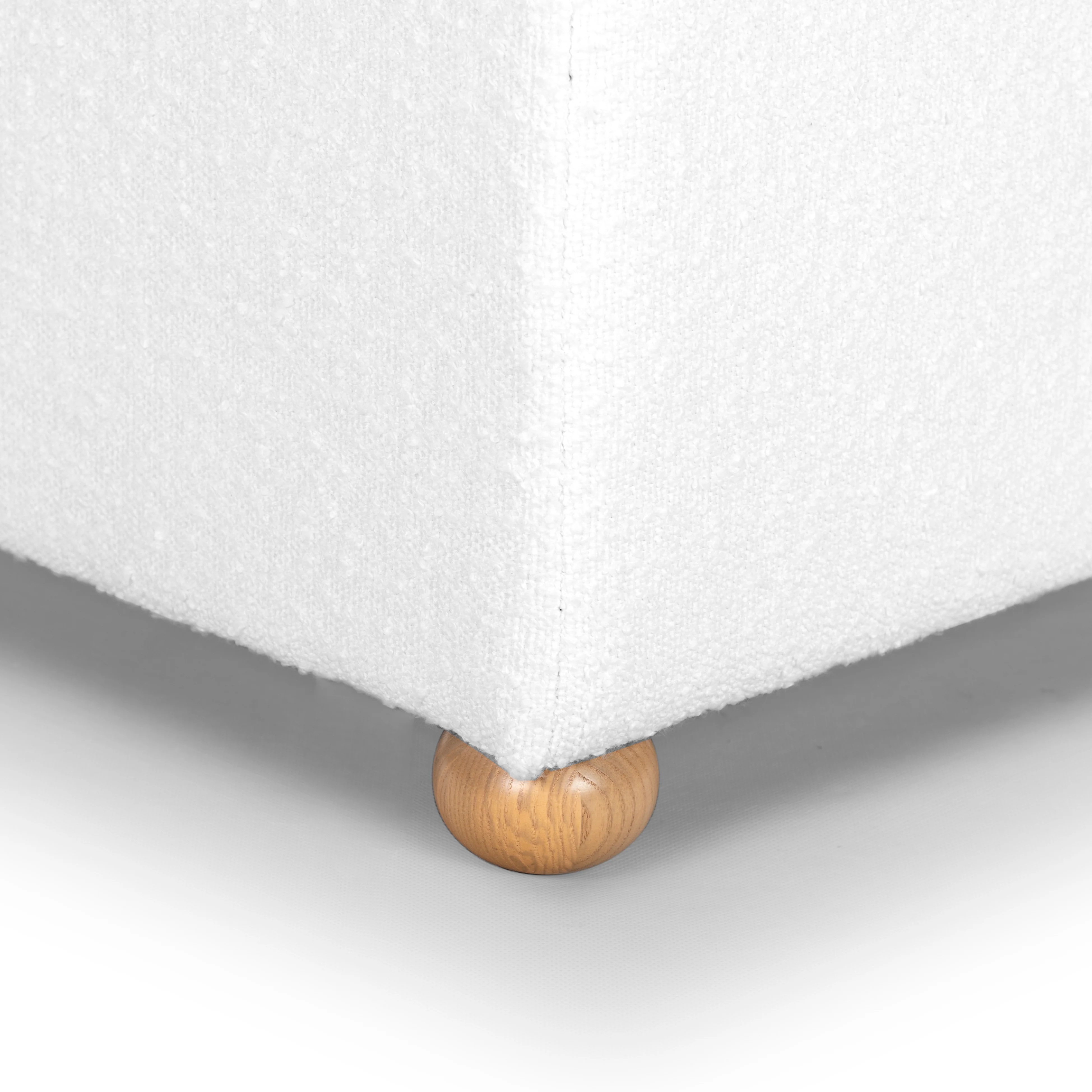 Becka Square Boucle Storage Ottoman - Image 6