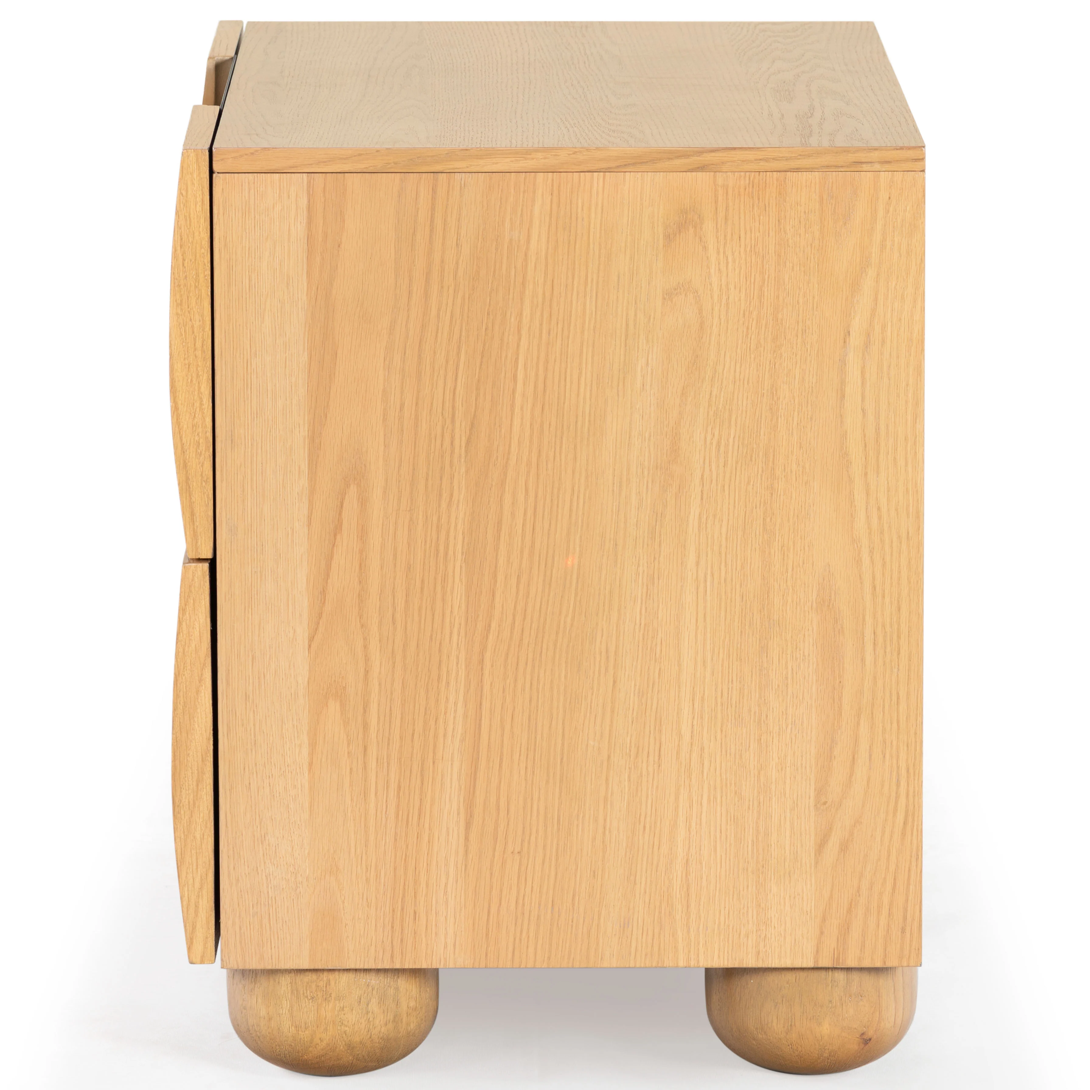 Beethoven Wood 2 Drawer Nightstand - Image 3