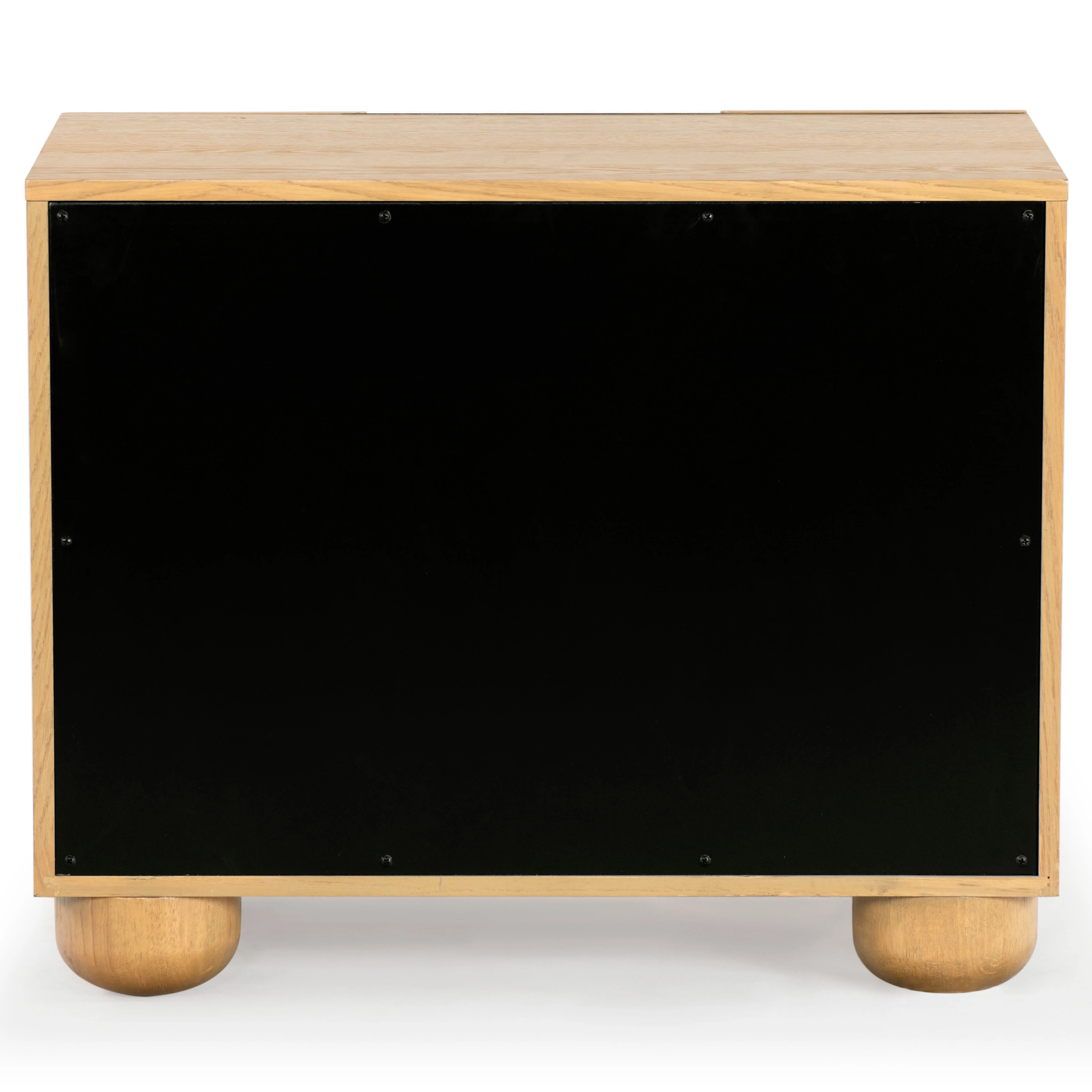 Beethoven Wood 2 Drawer Nightstand - Image 4