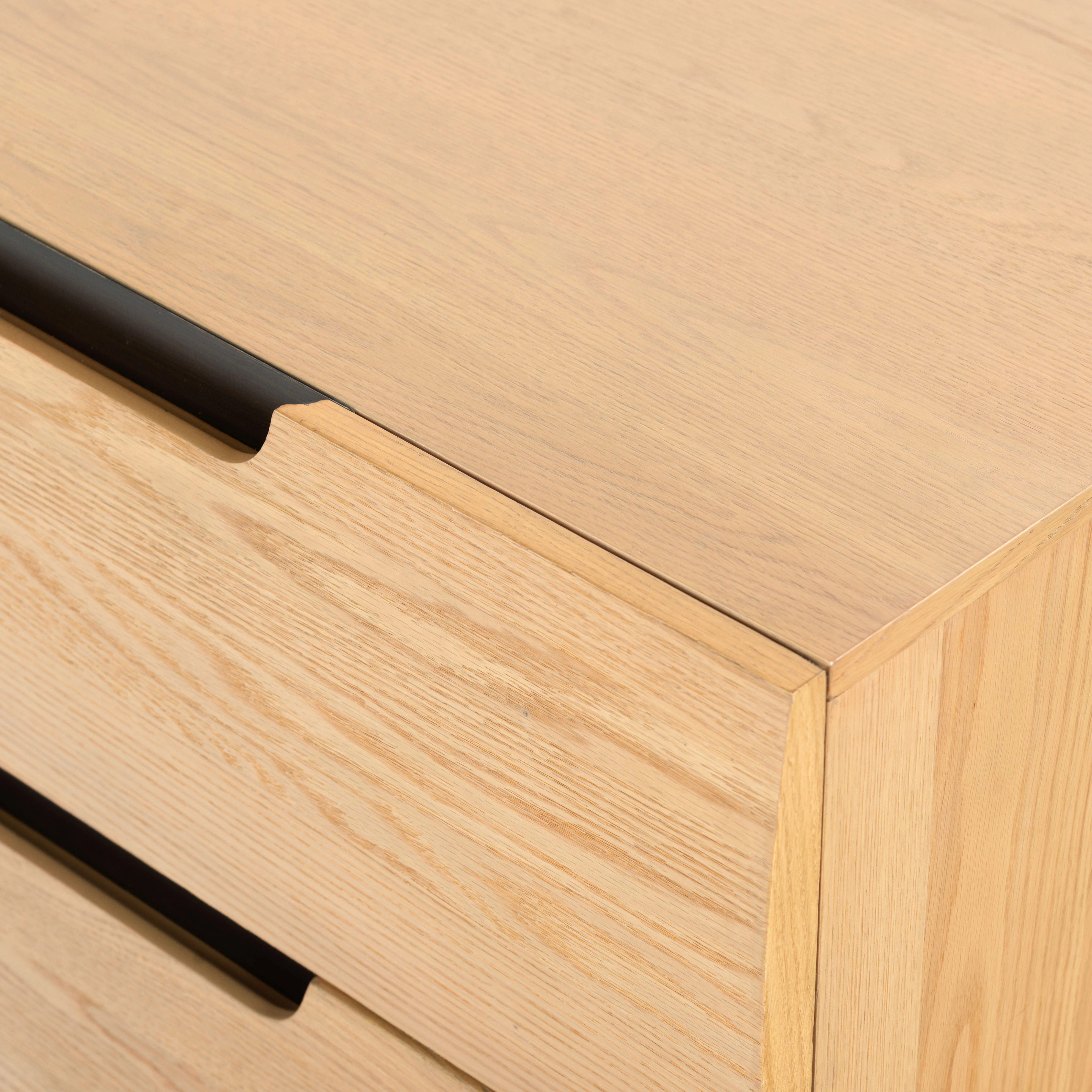 Beethoven Wood 2 Drawer Nightstand - Image 5