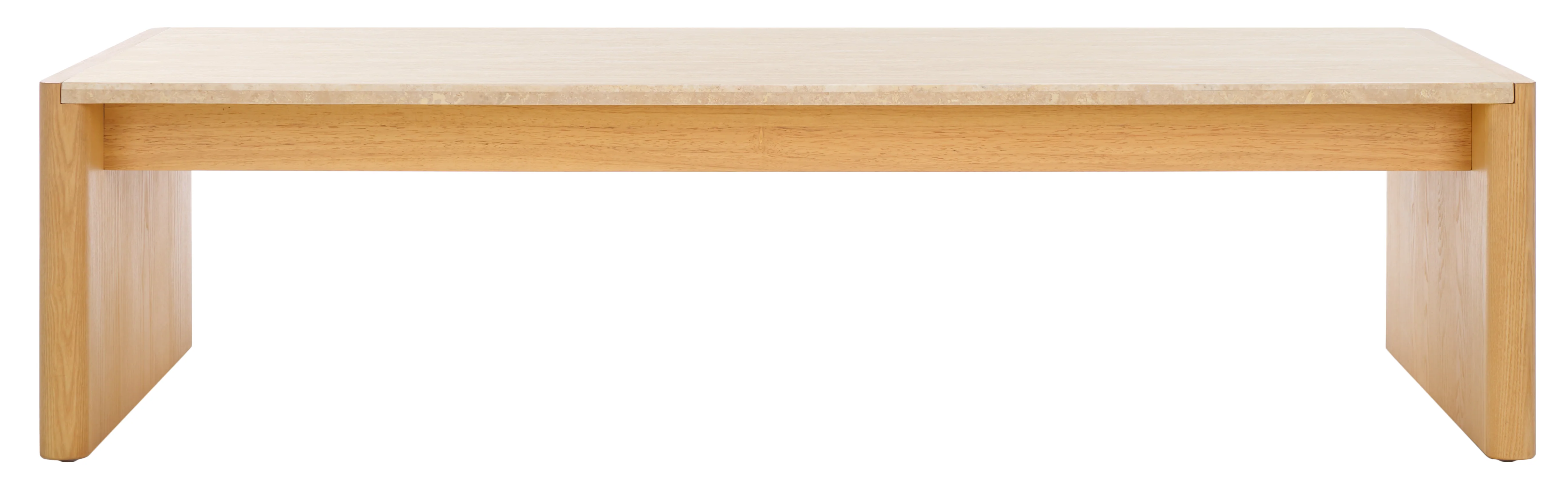 Bellarose Travertine Coffee Table
