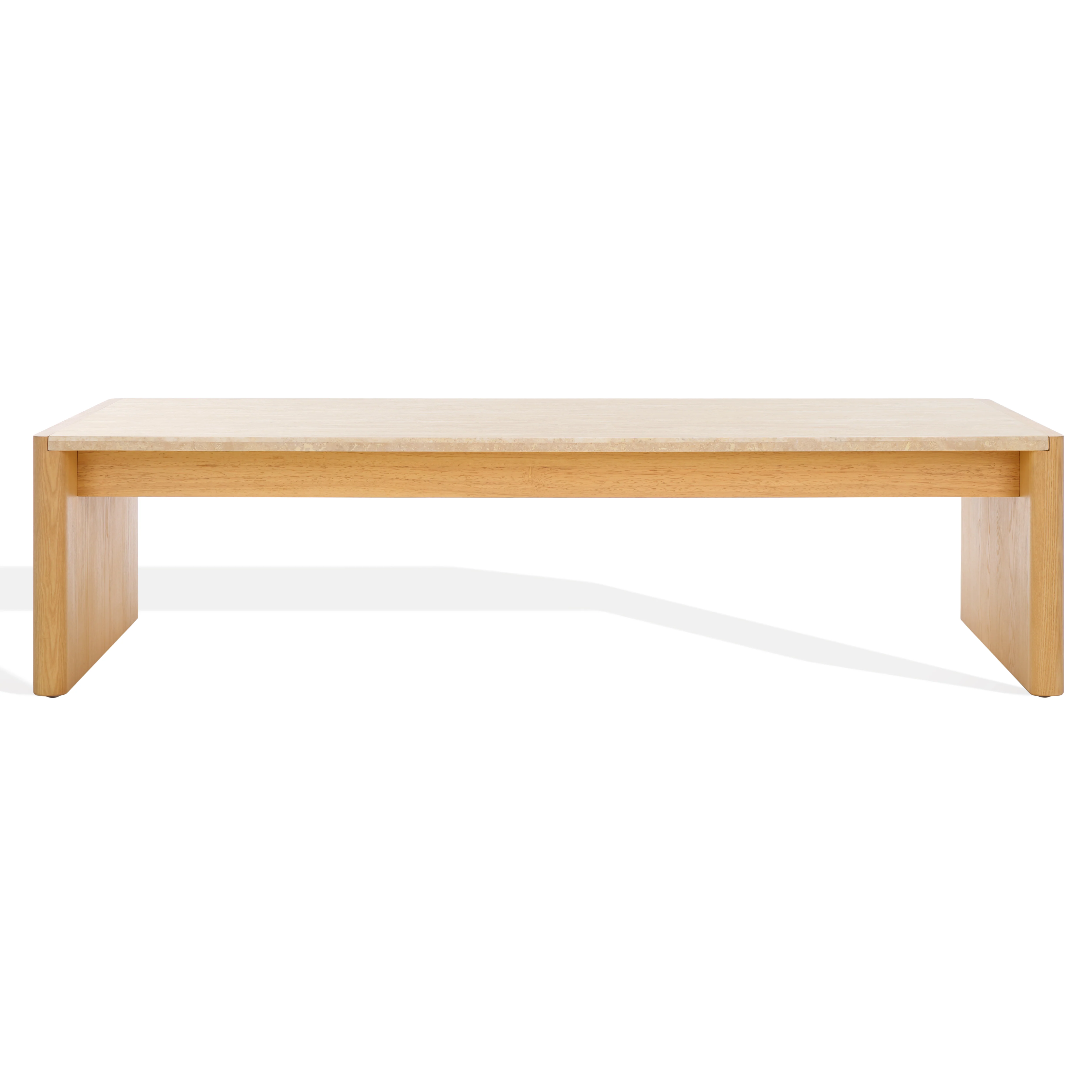 Bellarose Travertine Coffee Table - Image 2