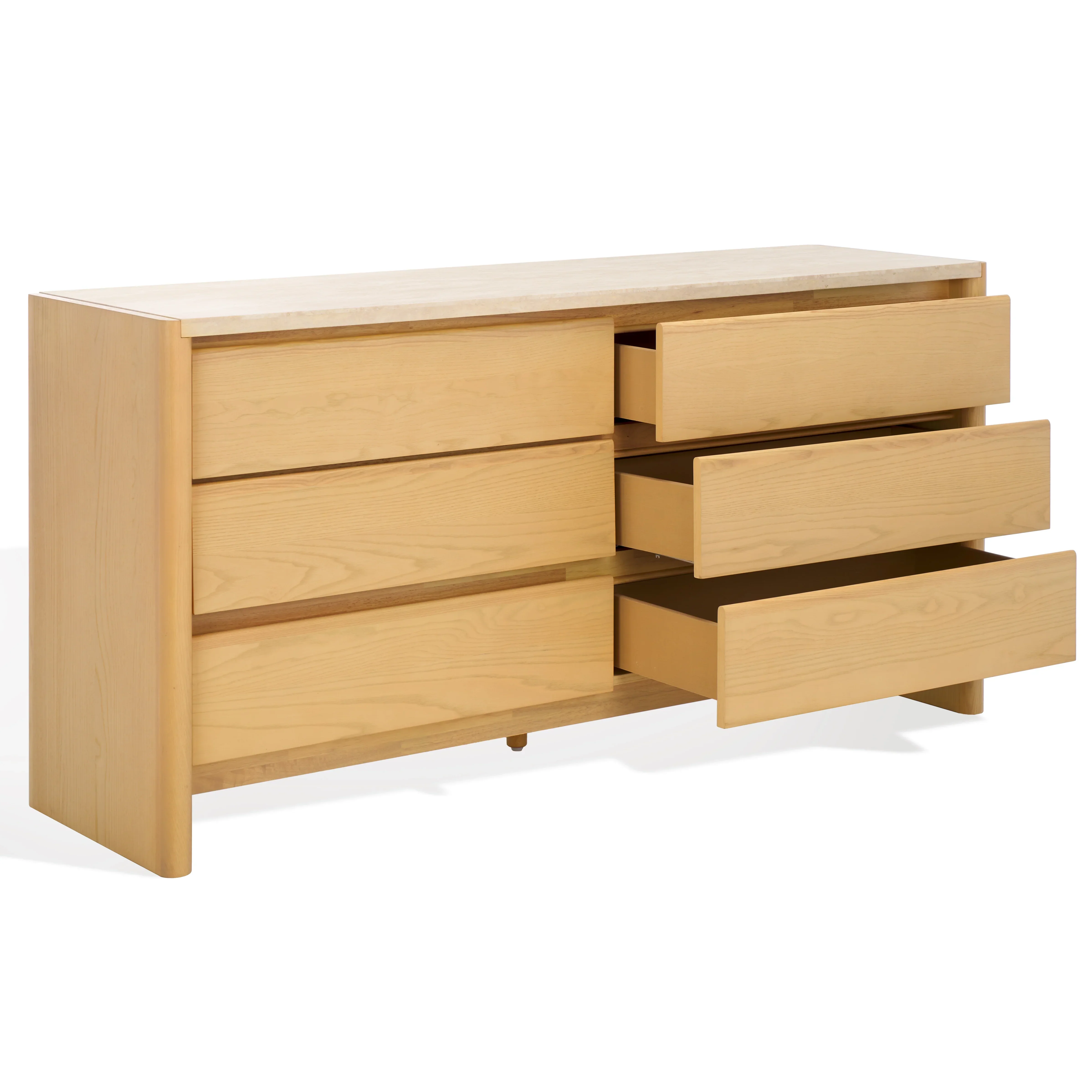 Bellarose Travertine Dresser - Image 5