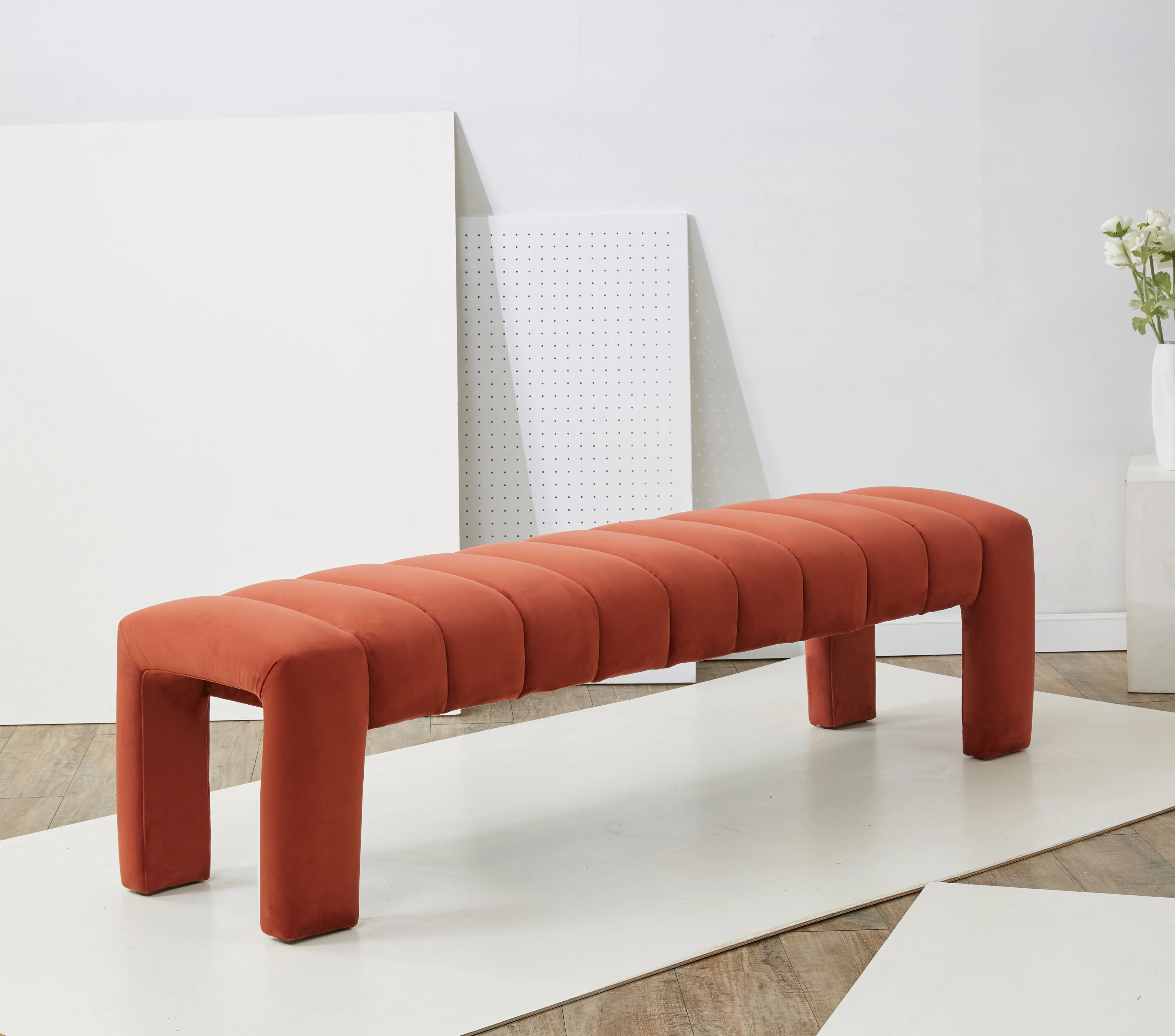 Bellisima Channel Tufted Bench - Image 2