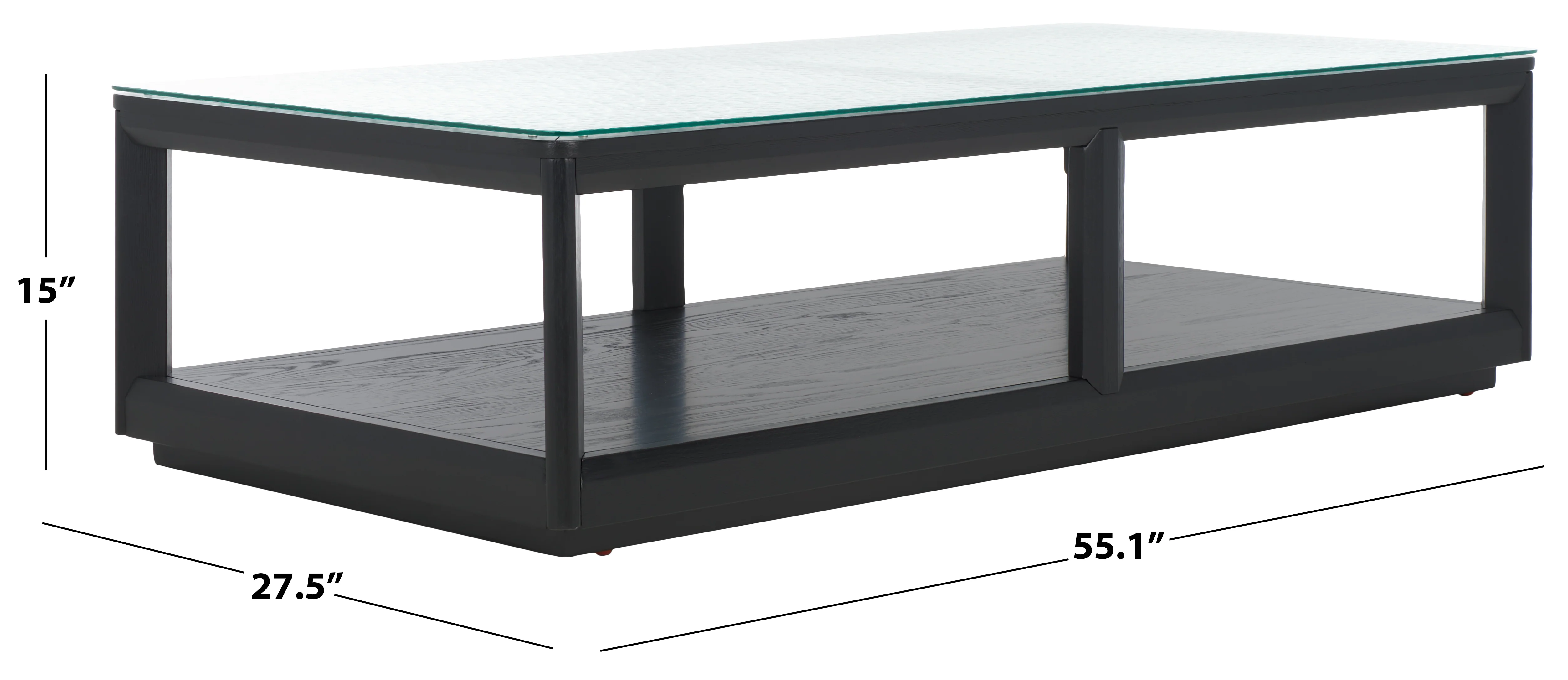 Benecarlo Glass Top Coffee Table - Image 13