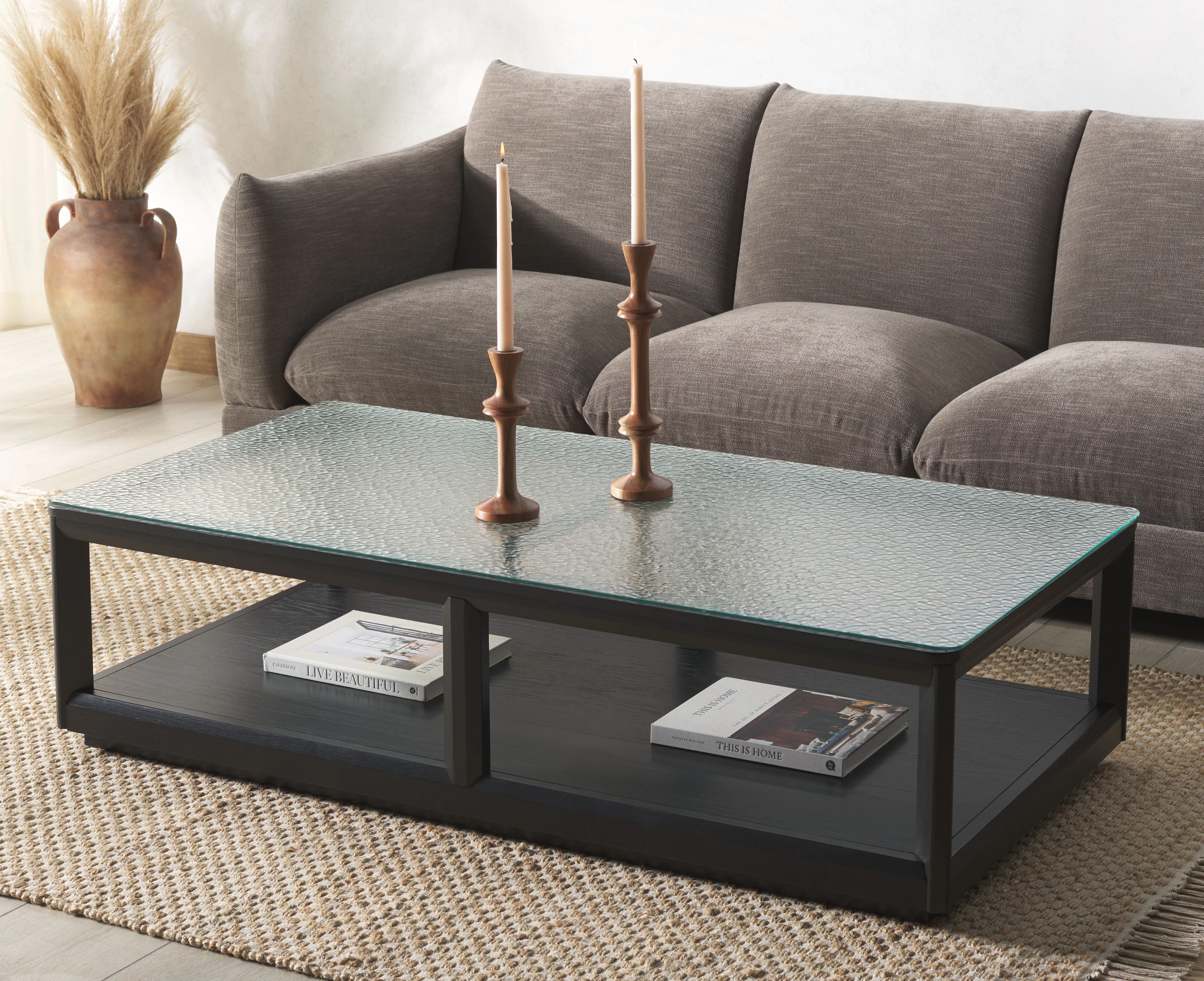 Benecarlo Glass Top Coffee Table - Image 9
