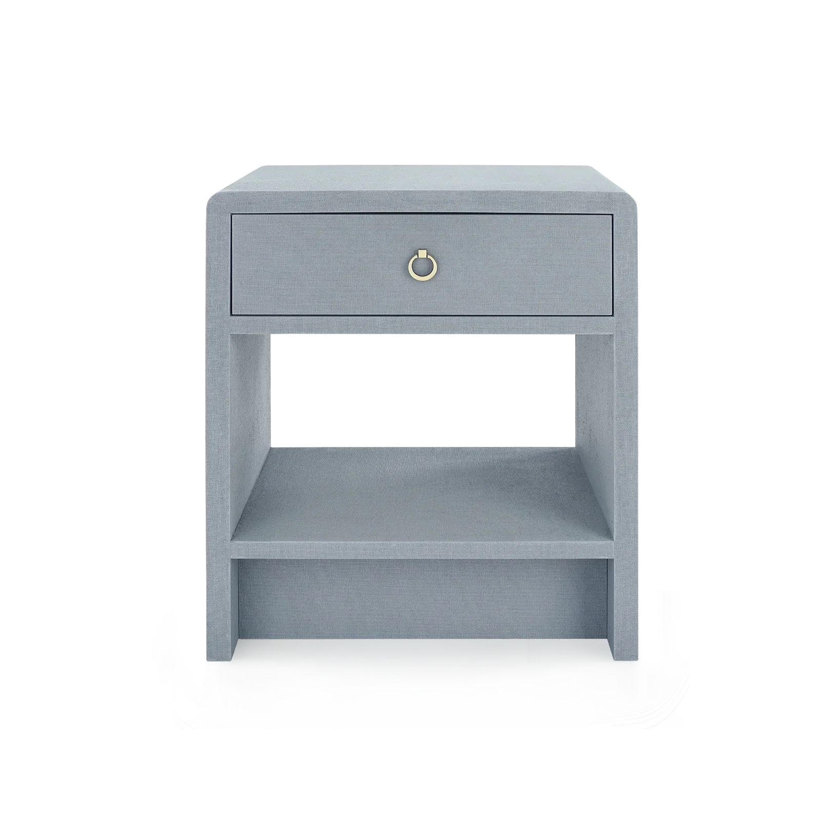 Benjamin Linen 1-Drawer Side Table - Image 2