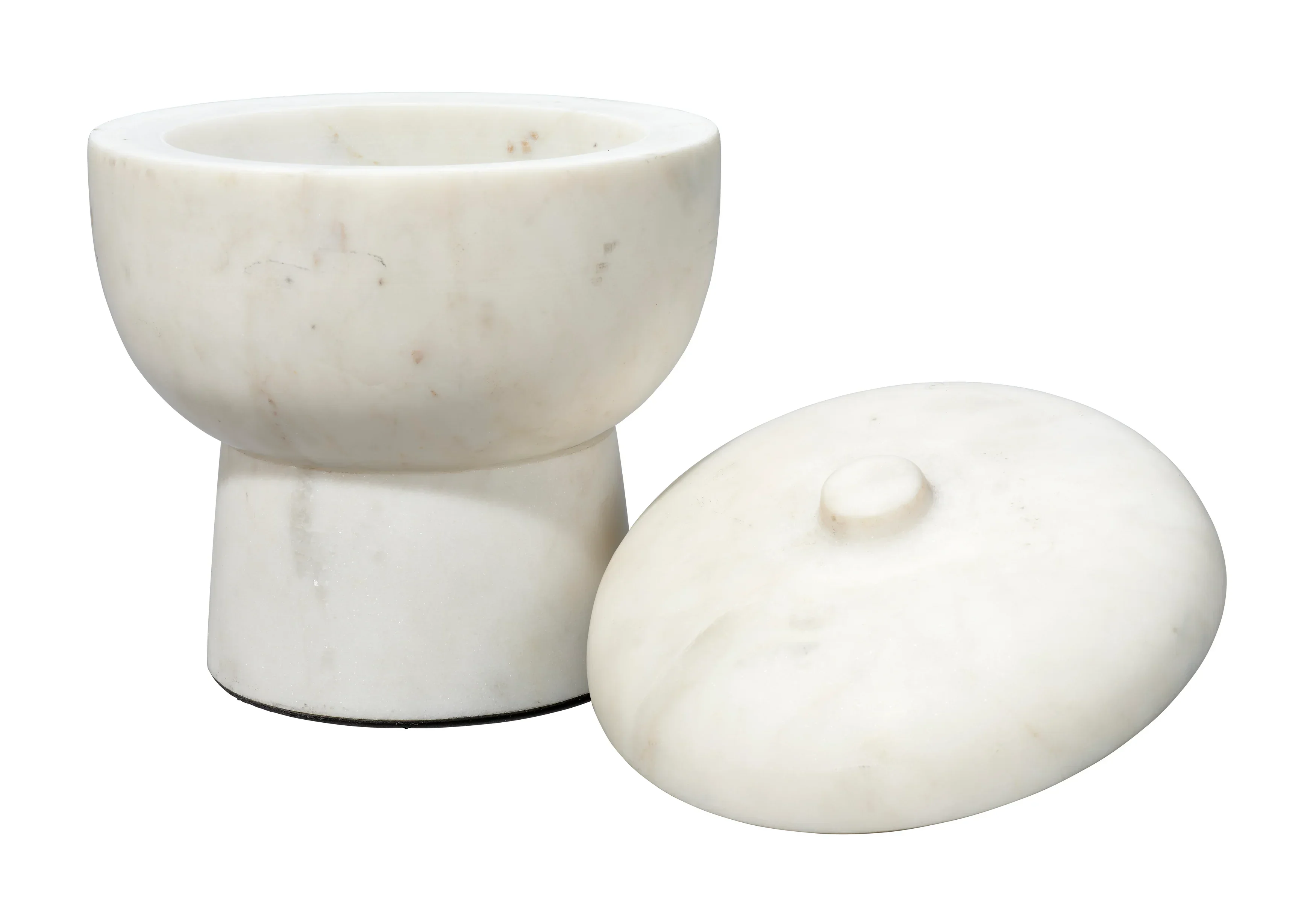 Bennett Marble Large Storage Bowl w/ Lid