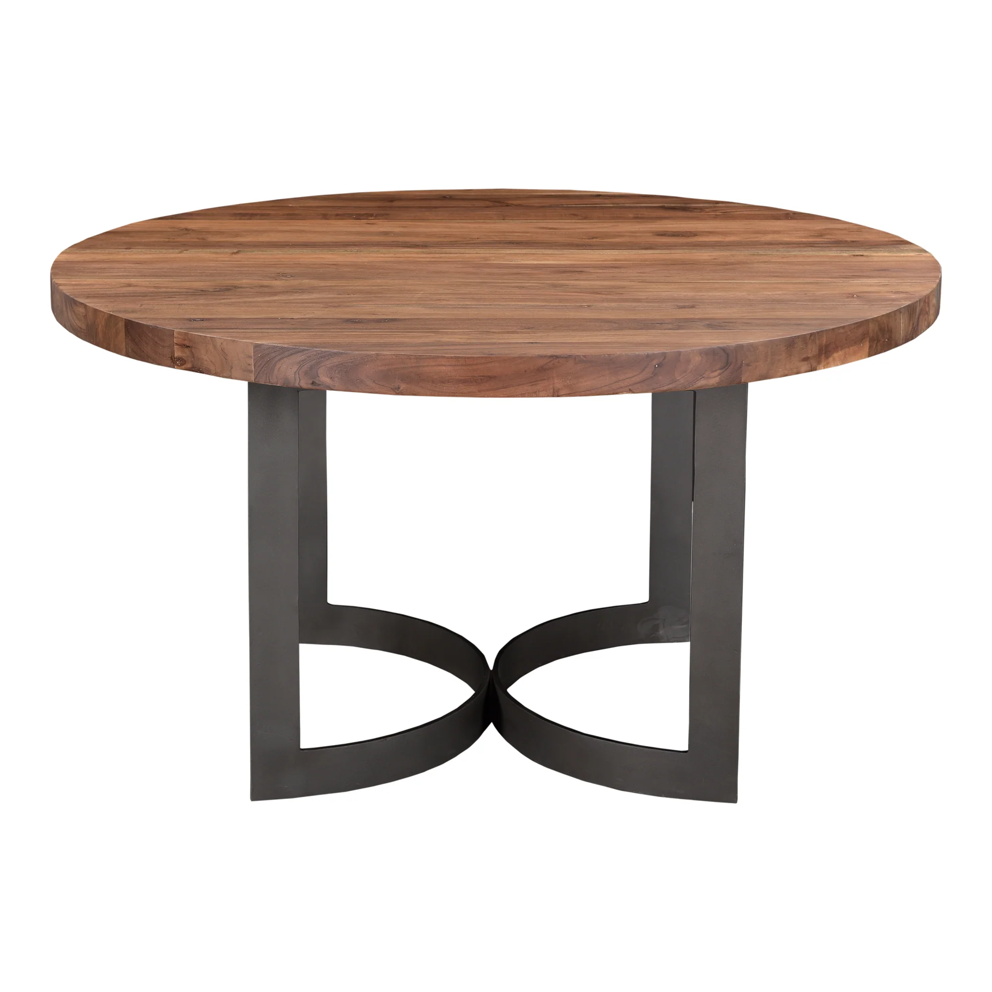 Bent Round Dining Table 54In Smoked - Image 3