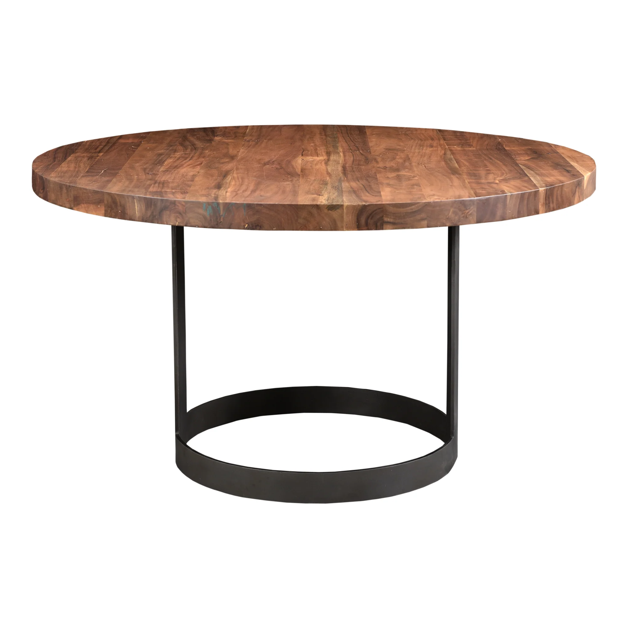 Bent Round Dining Table 54In Smoked - Image 9