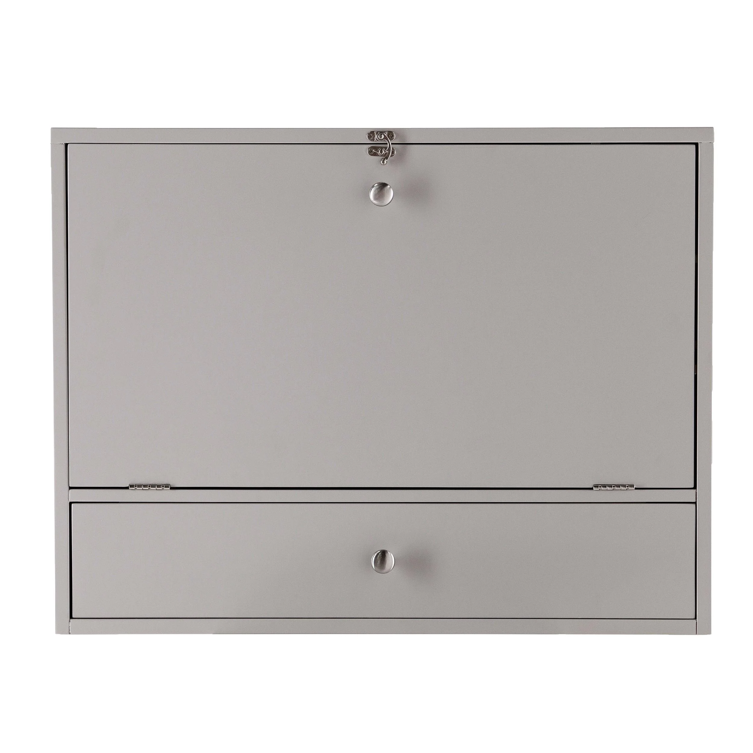 Benwick Wall Mount Laptop Desk - Universal Style- Gray - Image 3