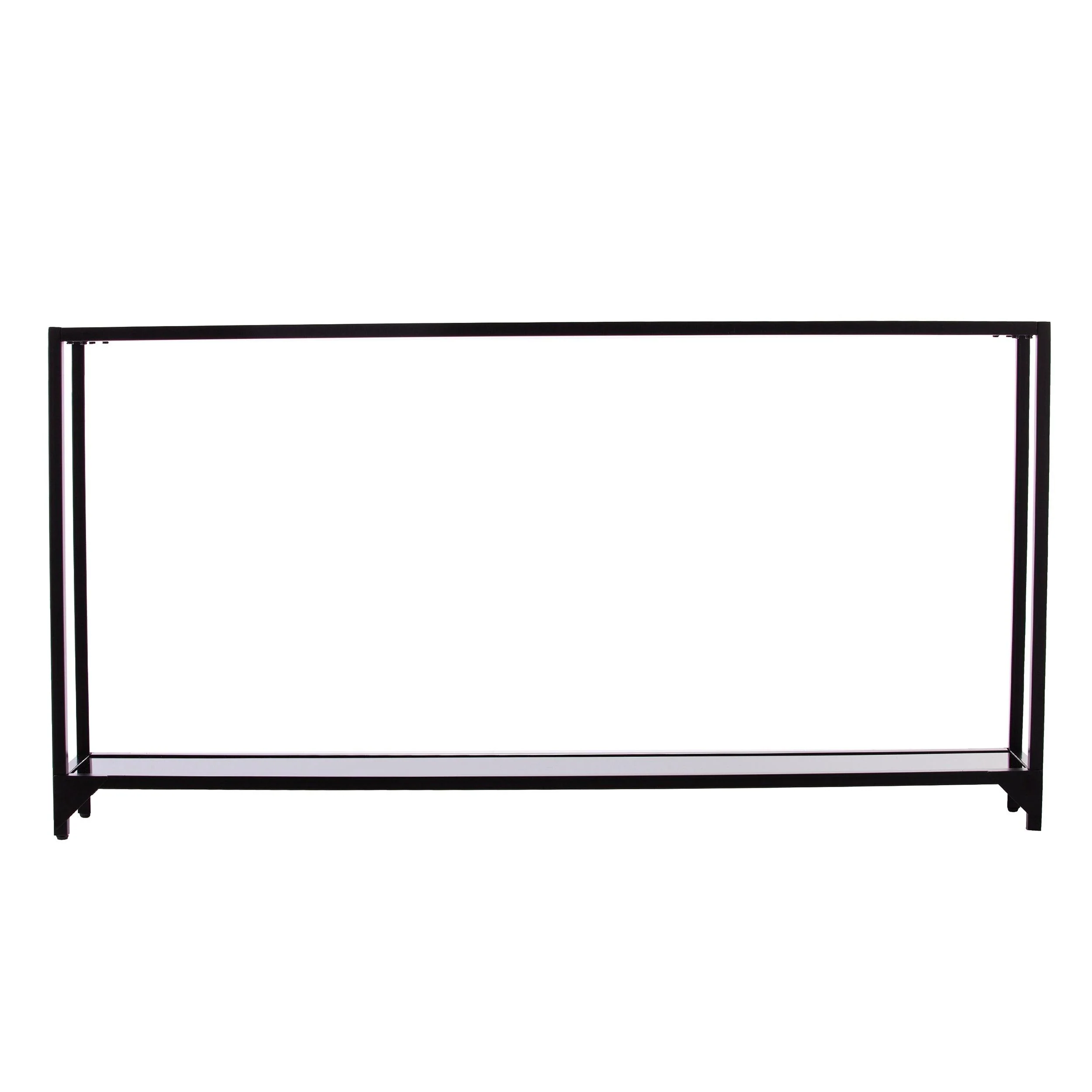 Bergen Glass Console Table - Black - Image 3