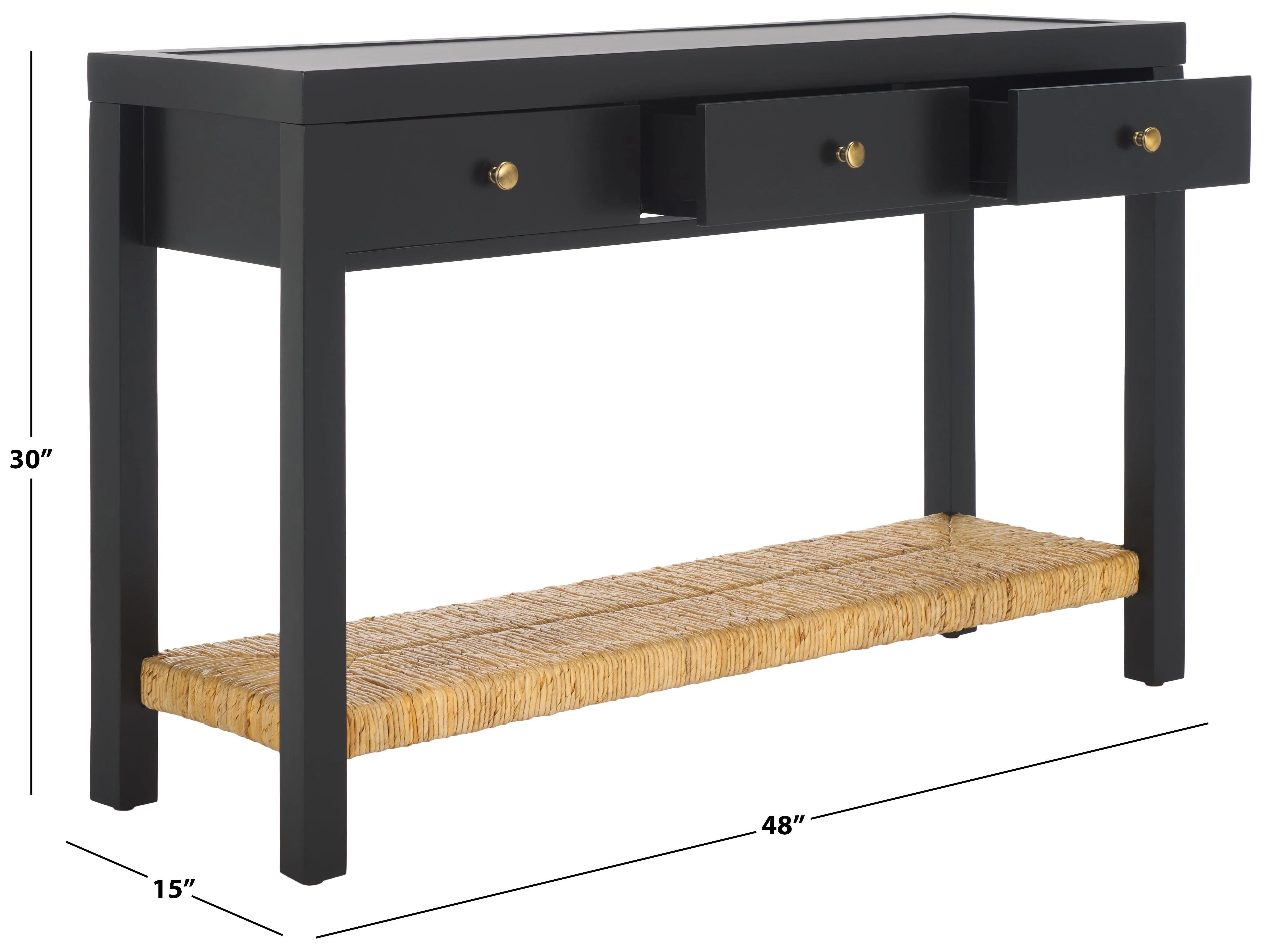 Berlynne Banana Stem Shelf Console Table - Image 7