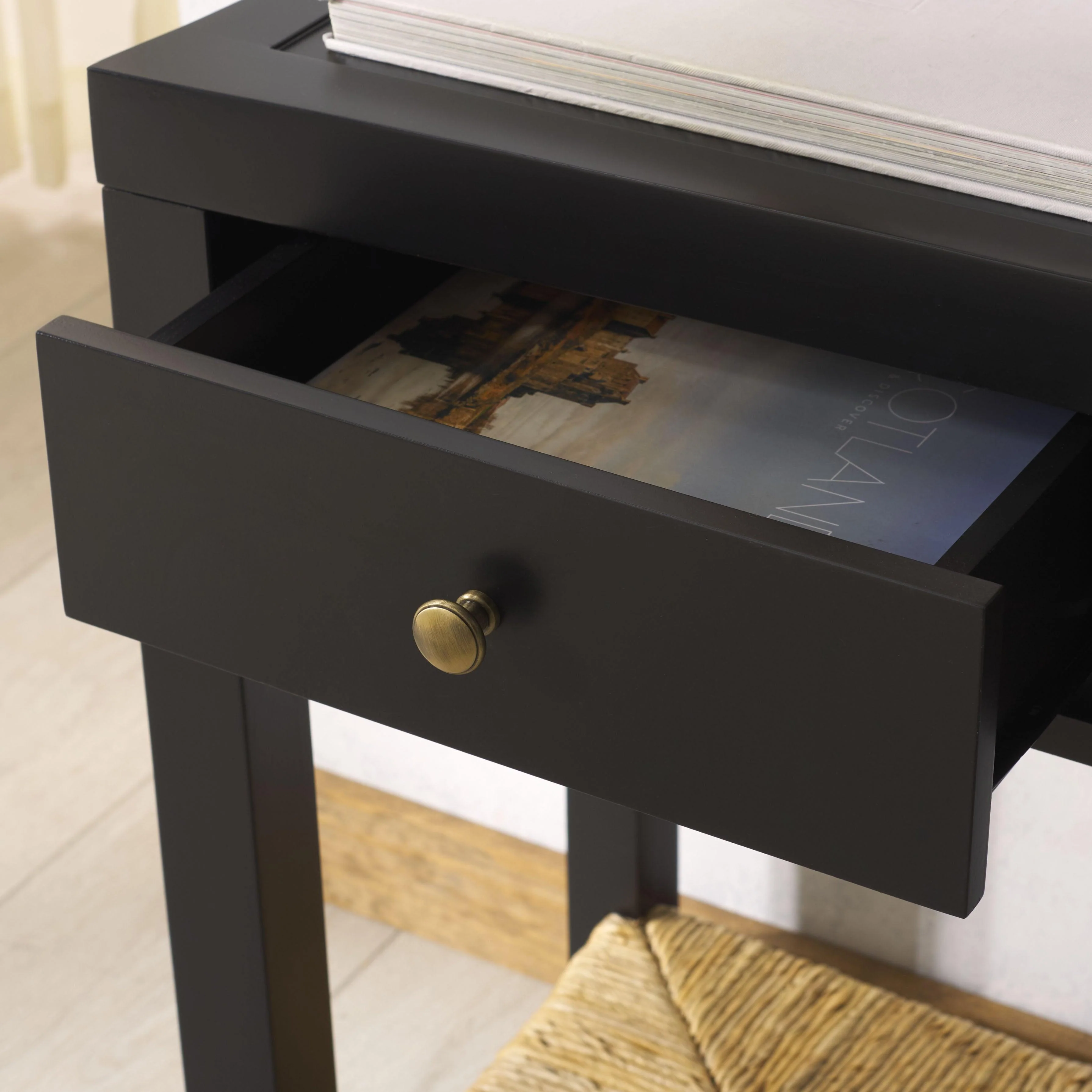Berlynne Banana Stem Shelf Console Table - Image 9