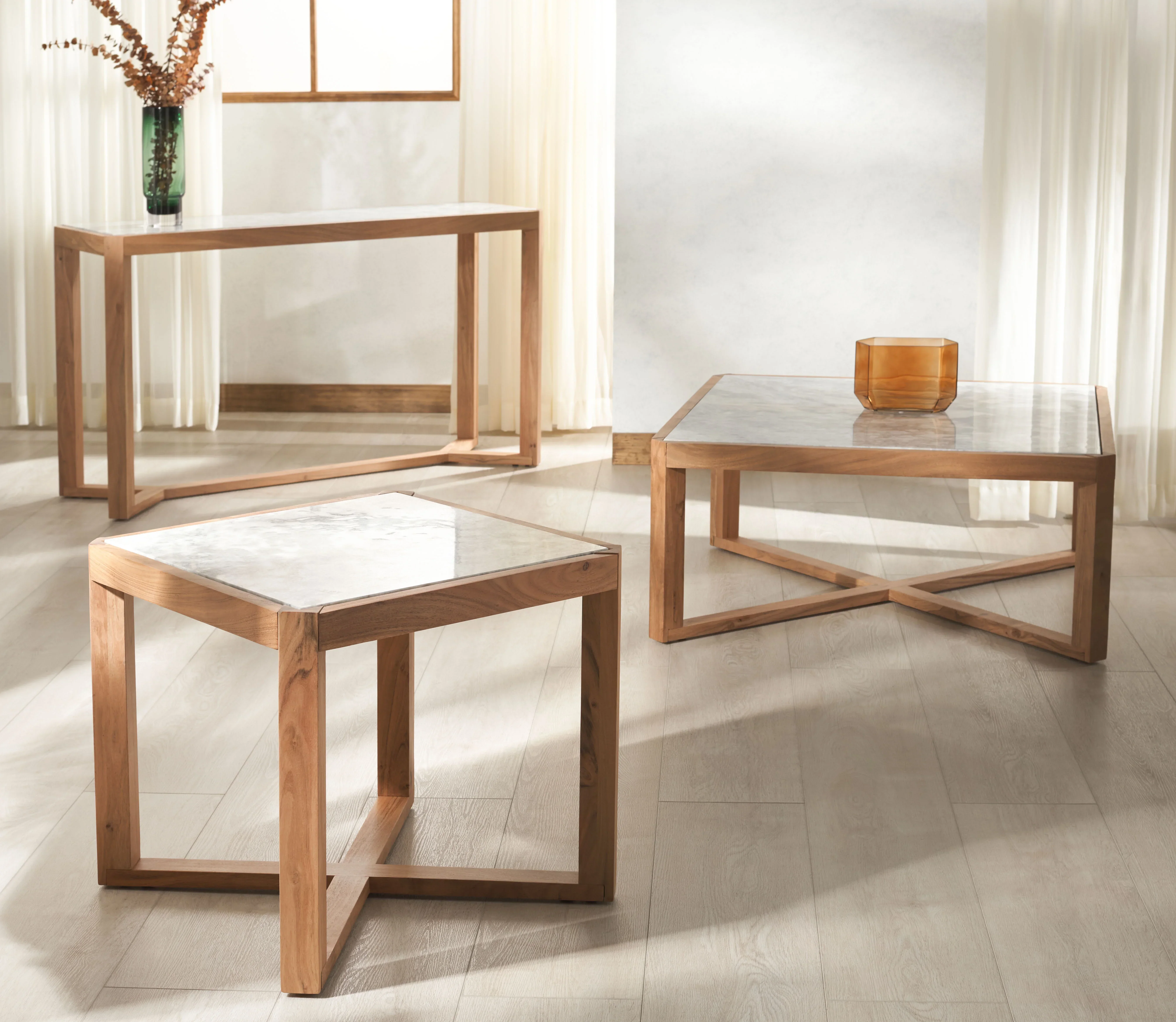Bernardi Marble Top Accent Table - Image 17