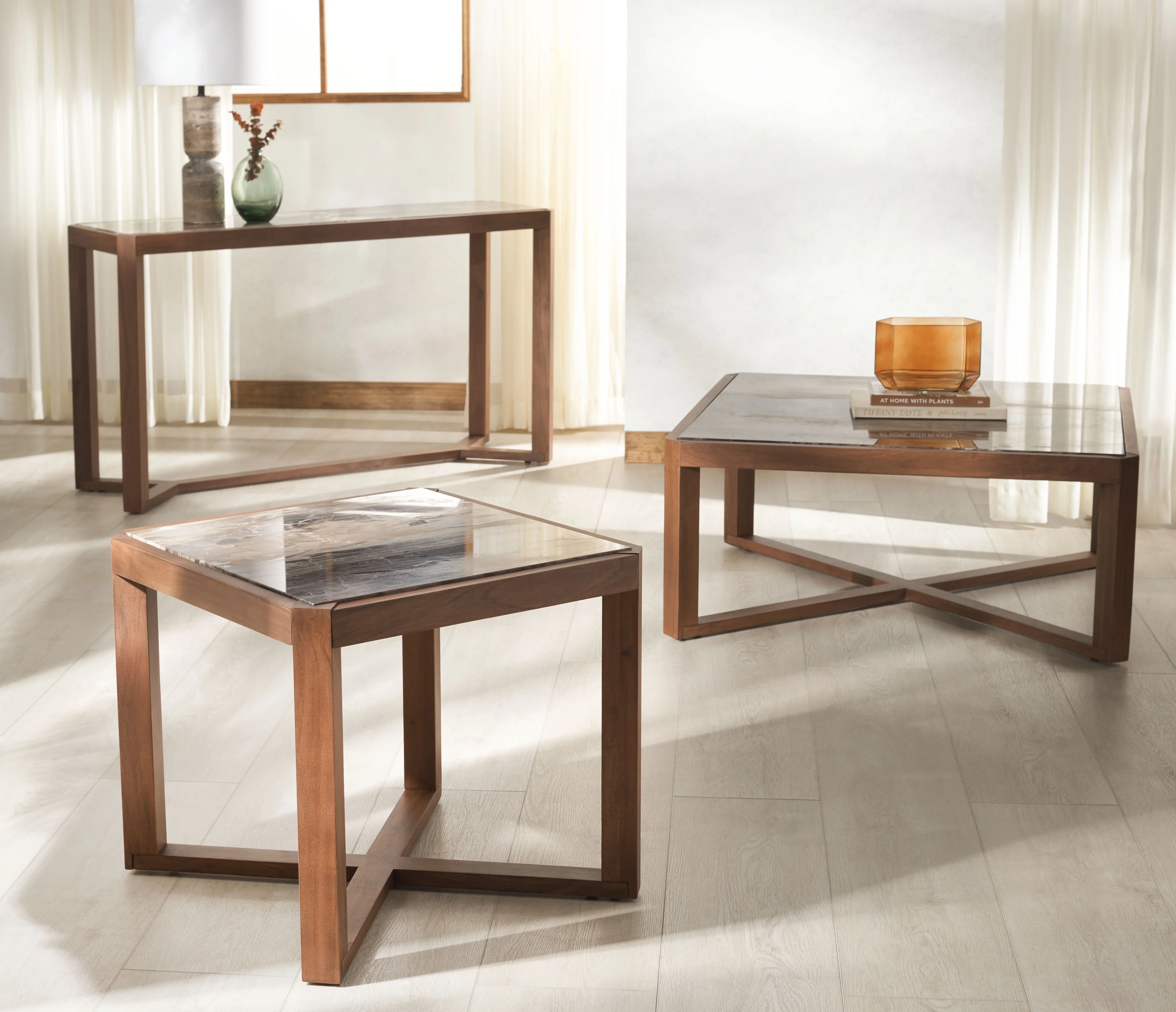 Bernardi Marble Top Accent Table - Image 18