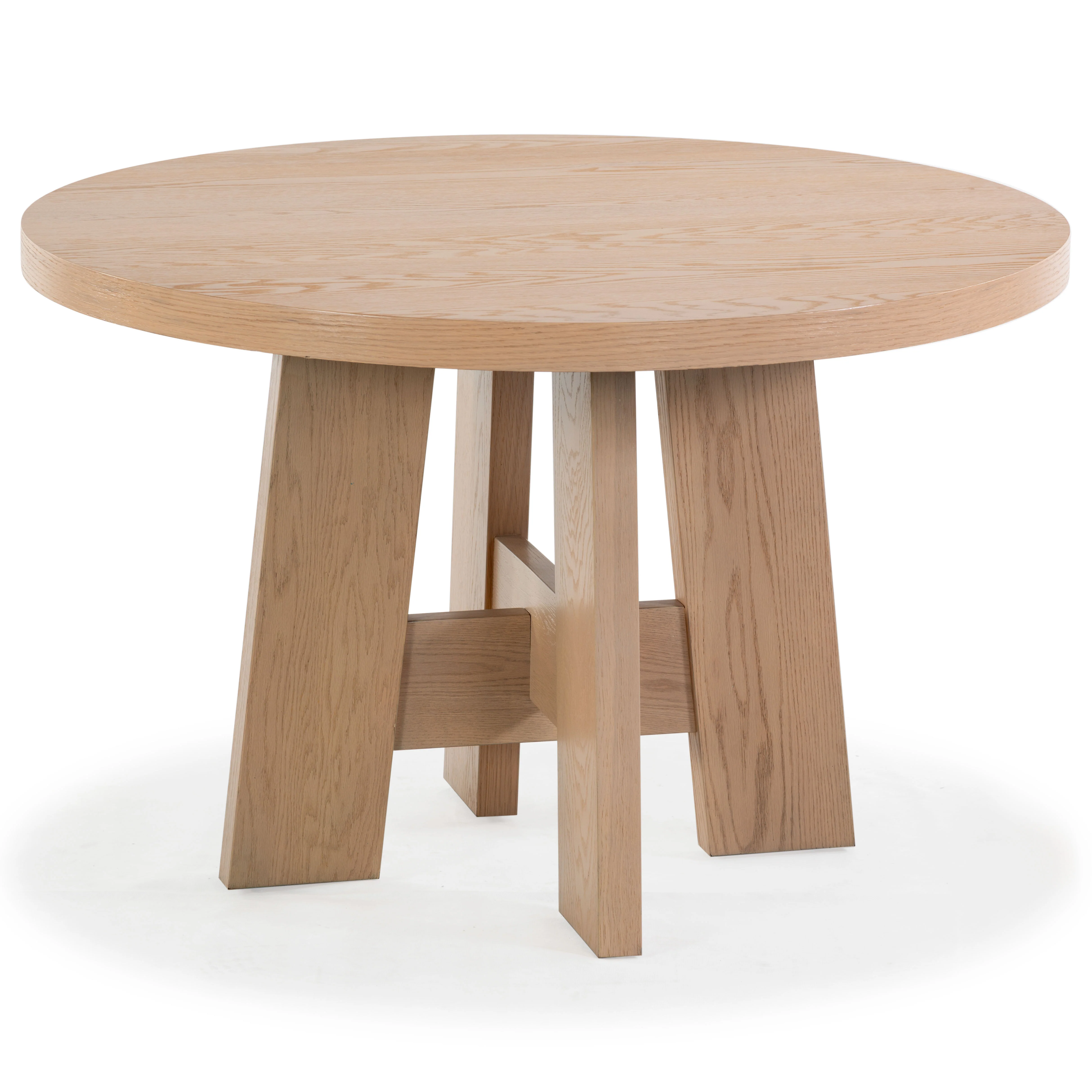Beverley Round Wood 47" Dining Table - Image 7