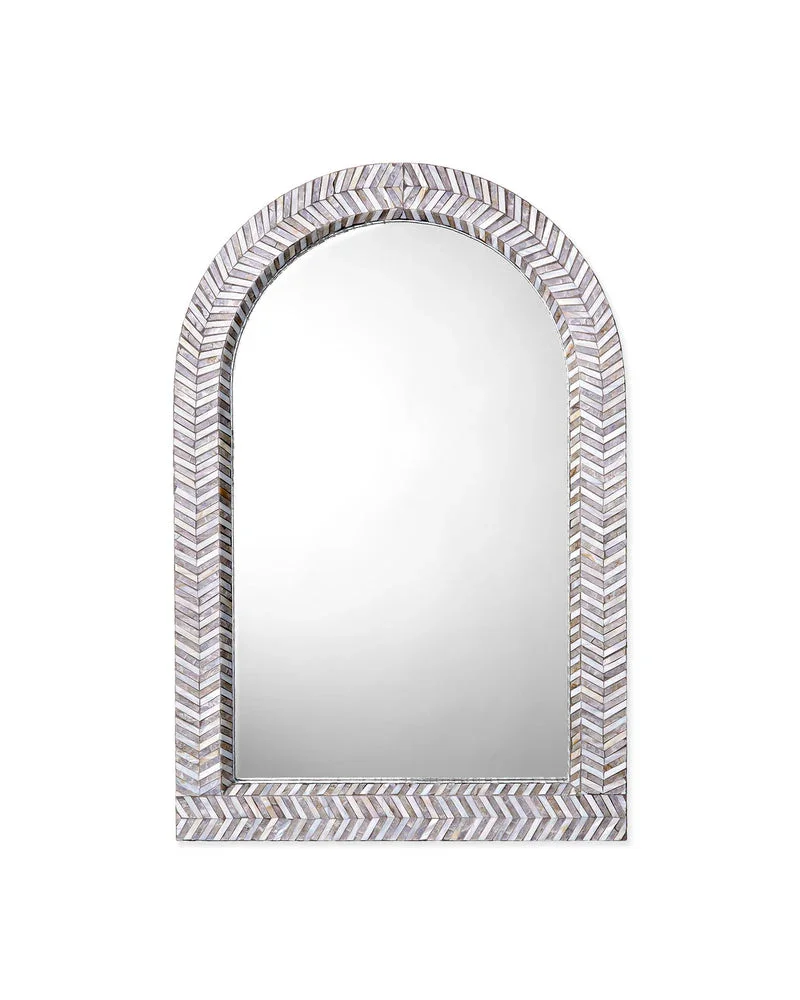 Beverly Mother of Pearl Arch Wall Mirror