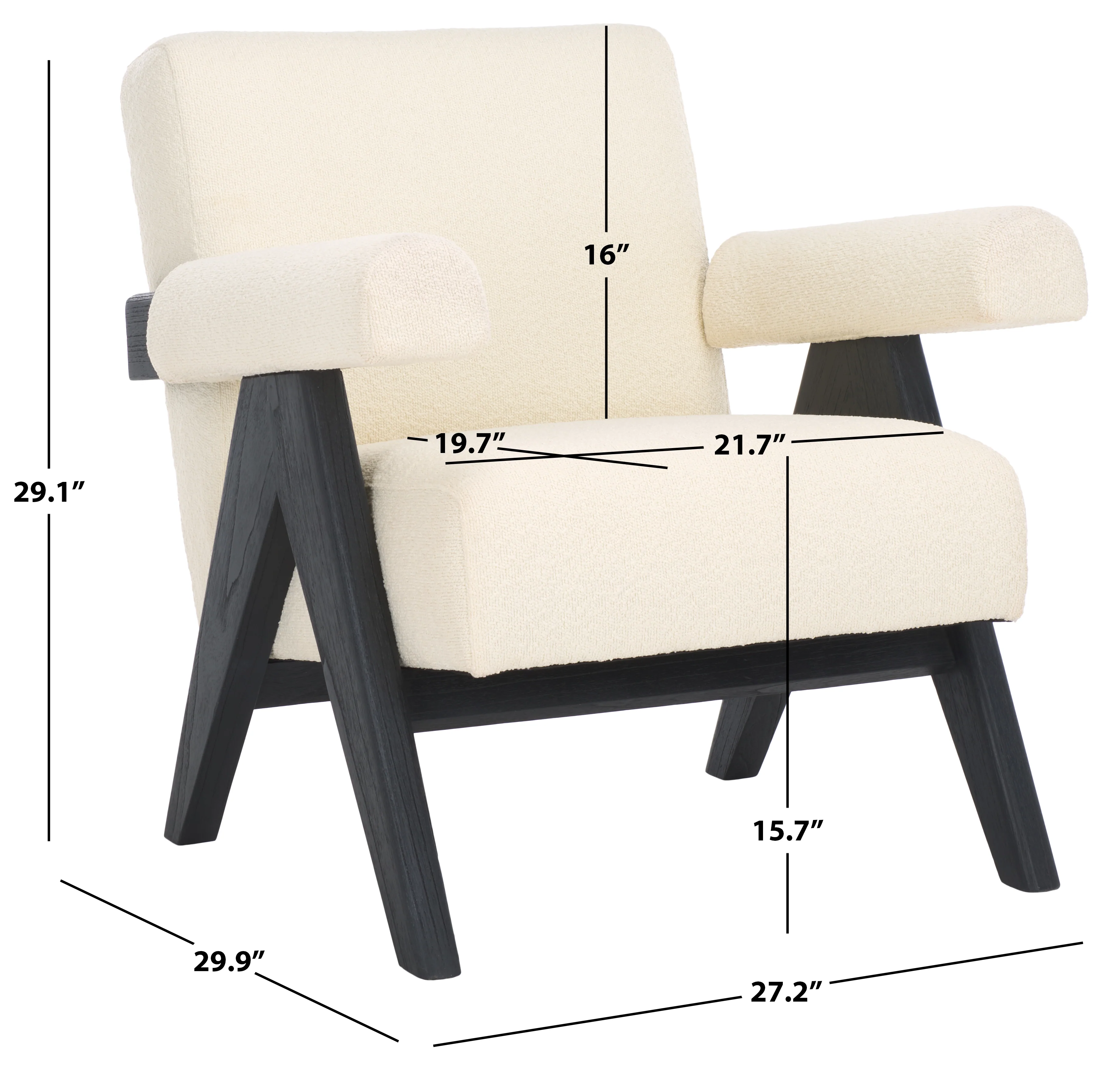 Billie Upholstered Accent Chair - Image 18