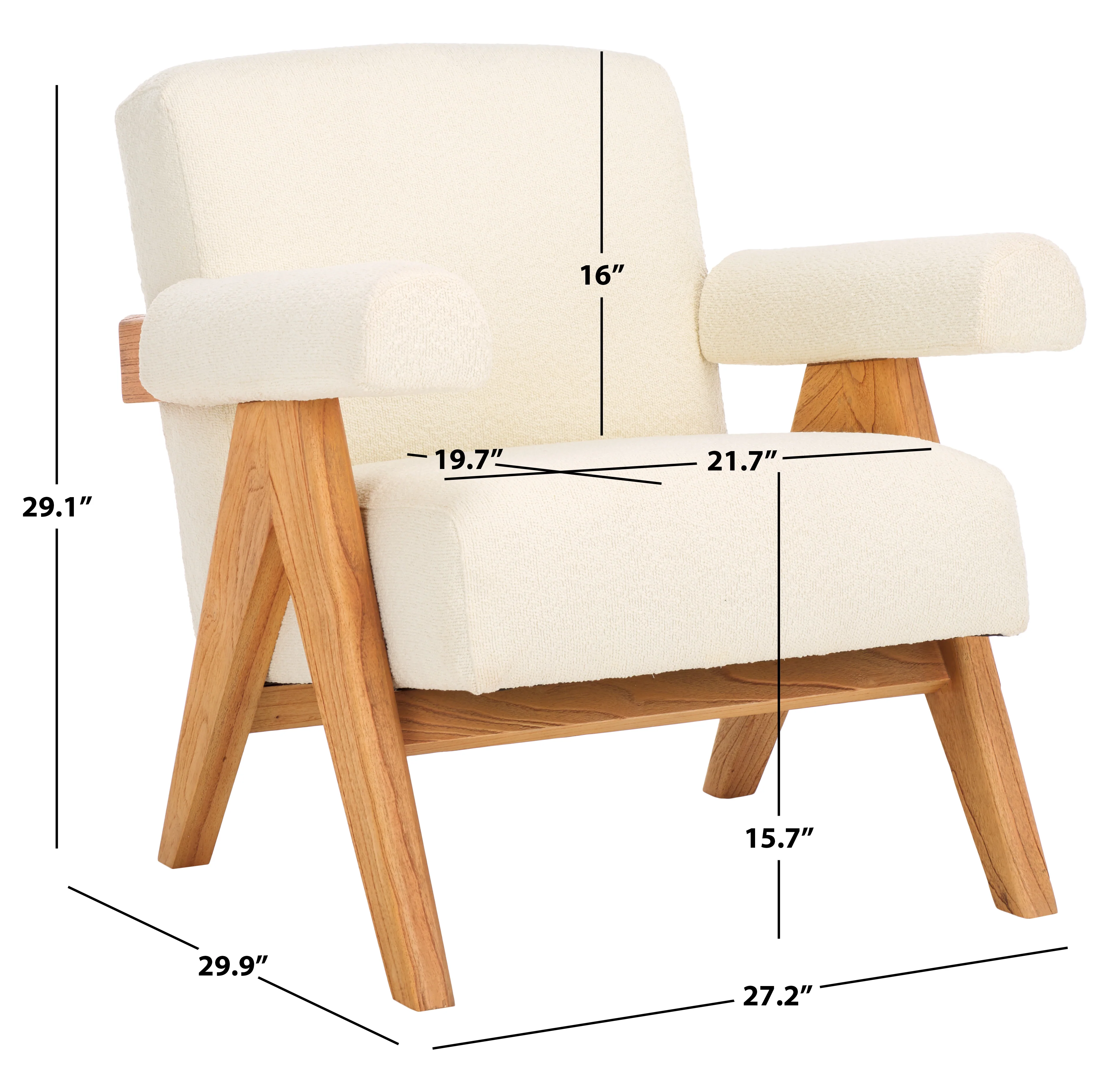 Billie Upholstered Accent Chair - Image 7