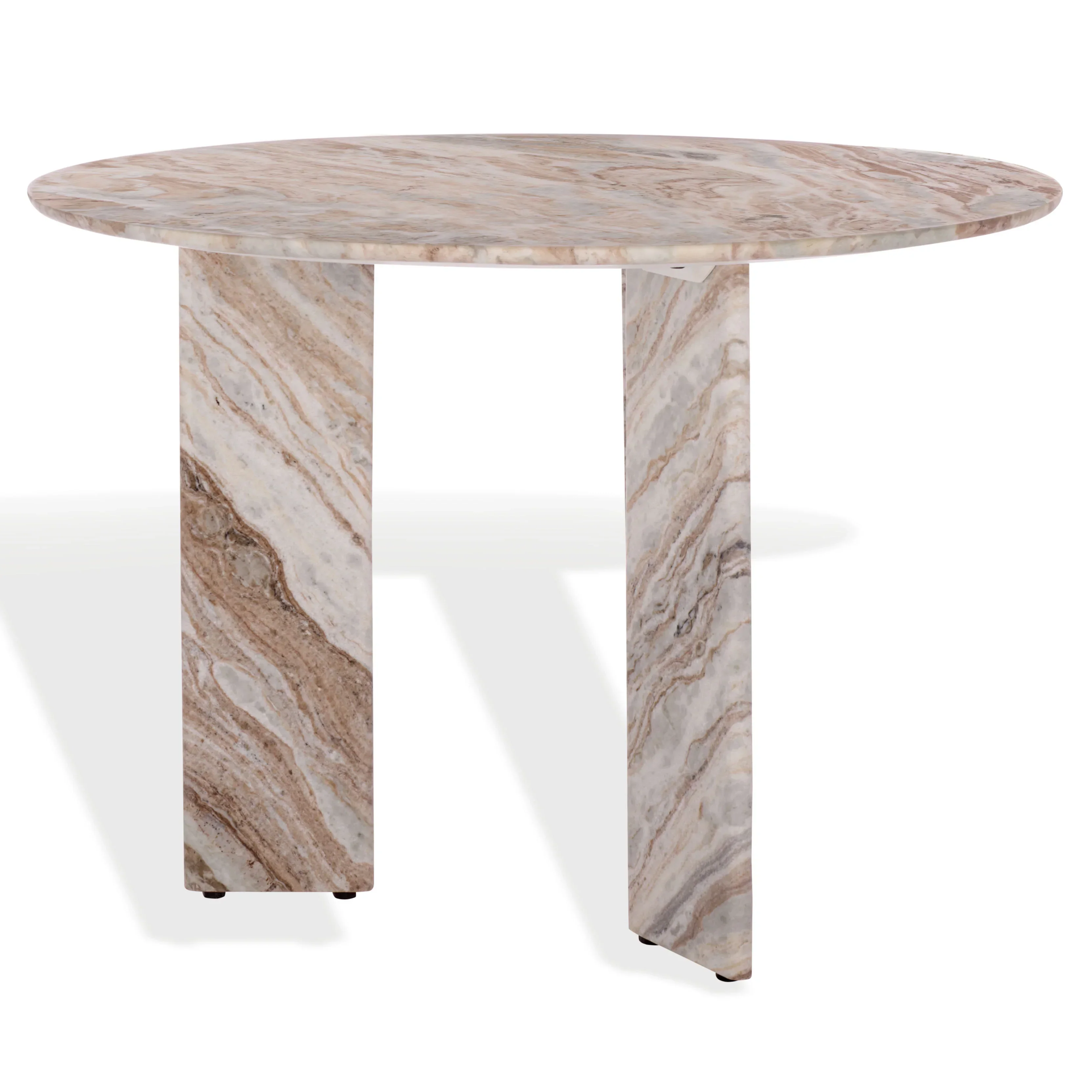 Bindi 3 Leg Marble Dining Table - Image 6