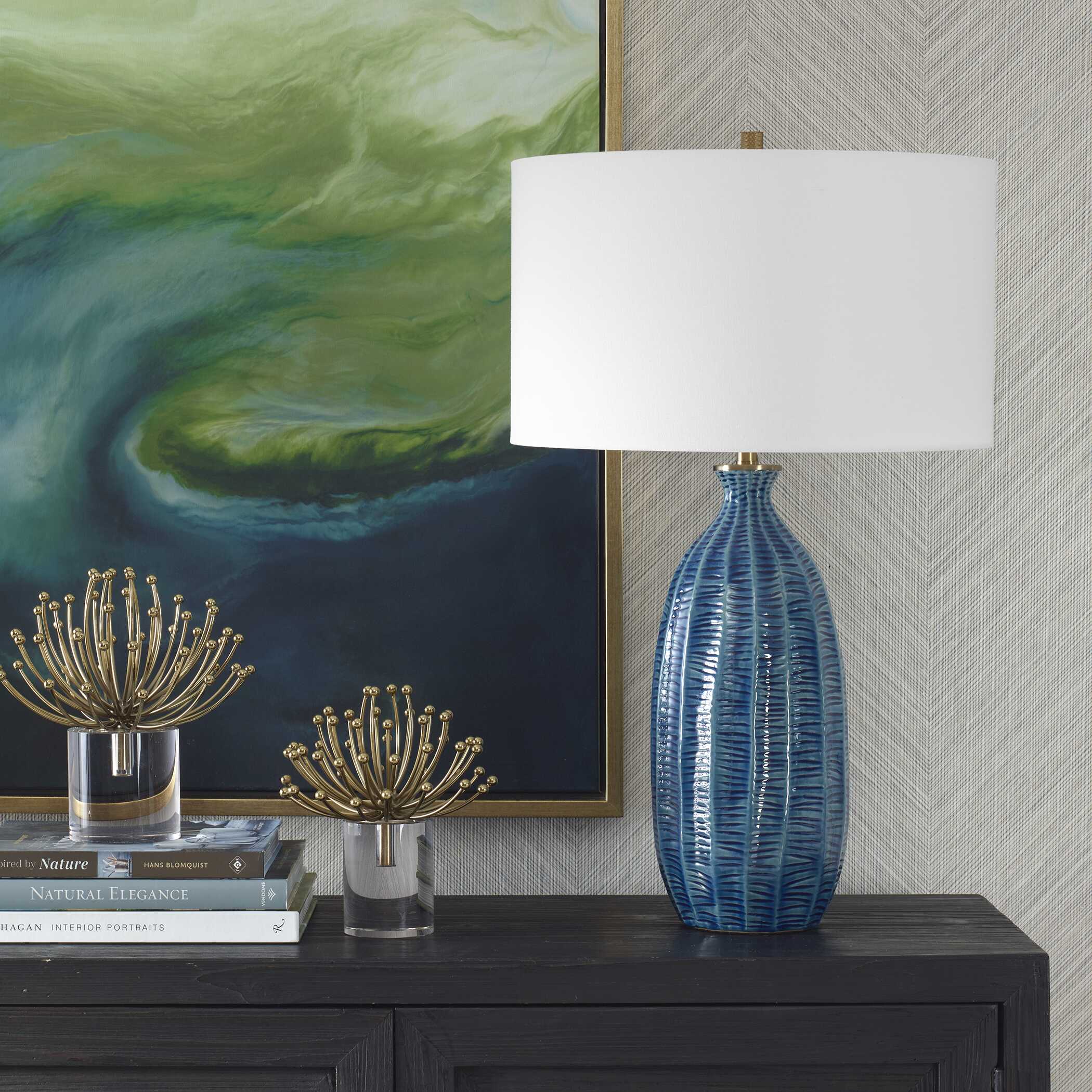 Bixby Blue Table Lamp - Image 3