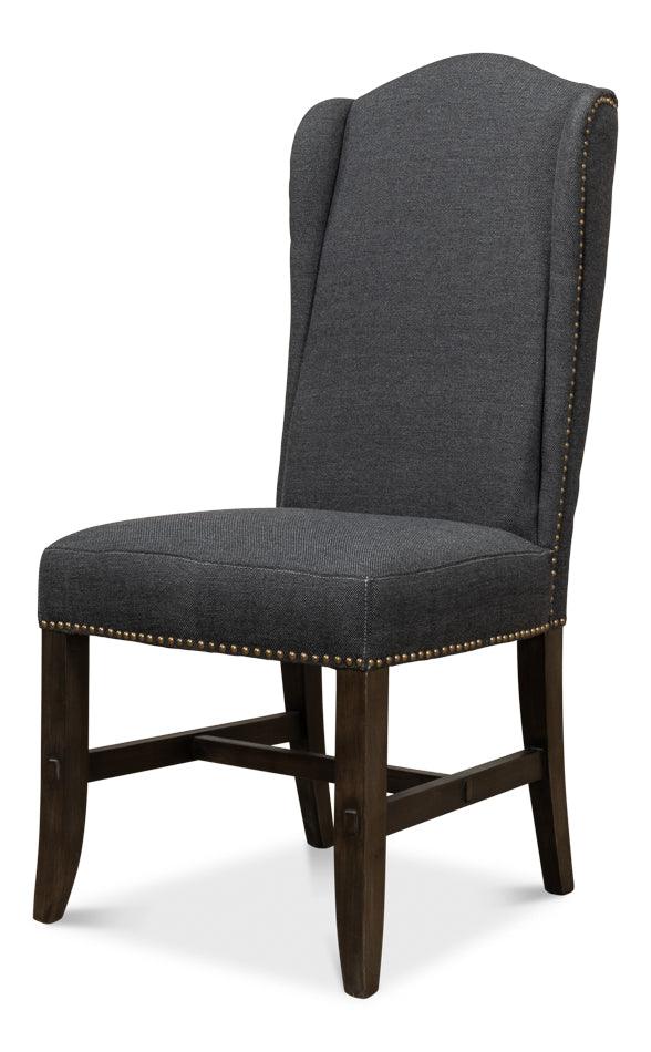 Black High Back Dining Chair - Set of 2