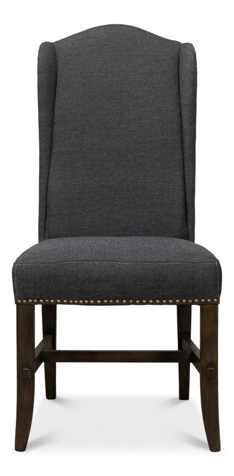 Black High Back Dining Chair - Set of 2 - Image 3