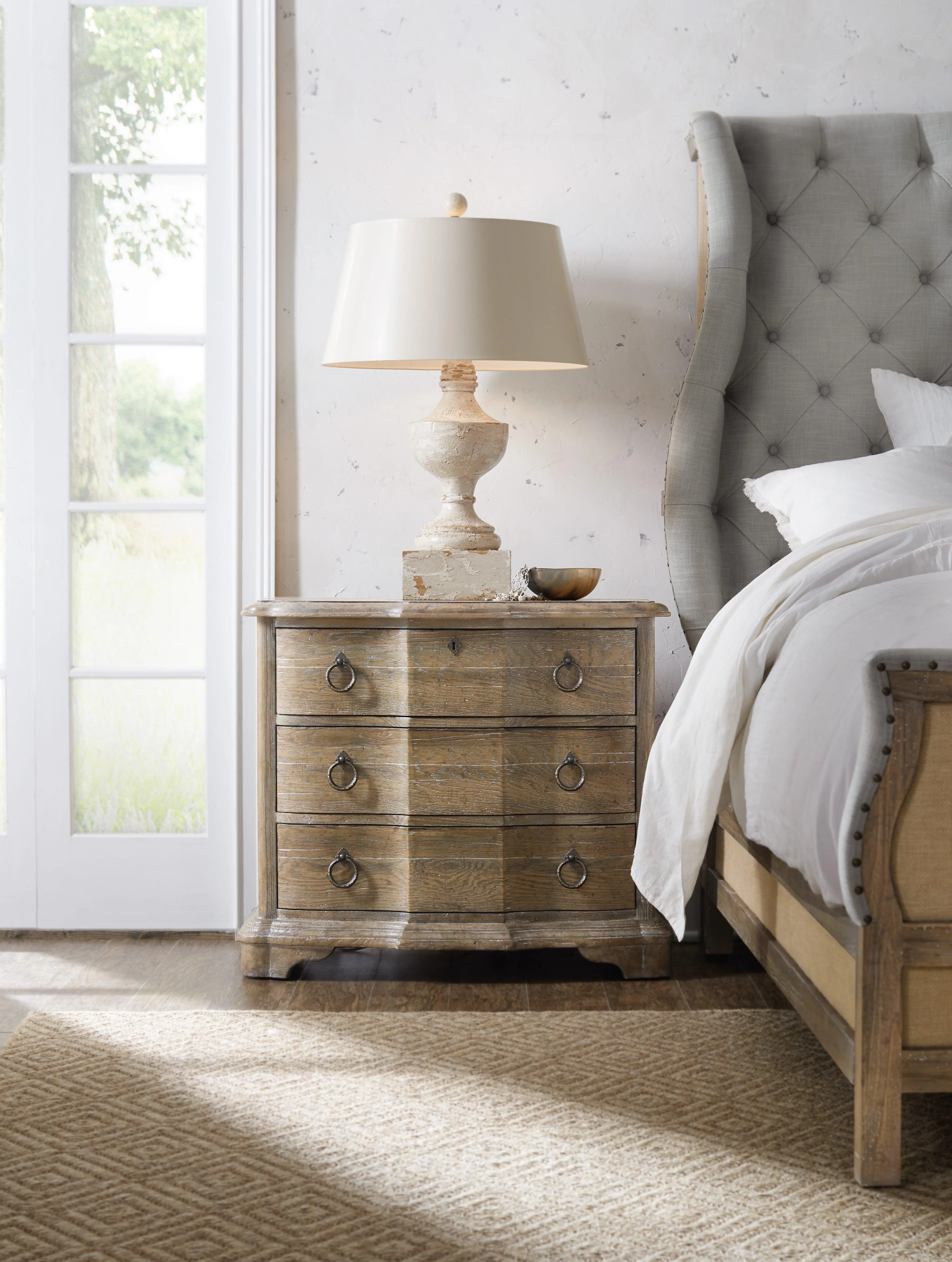 Boheme Bastogne Three-Drawer Nightstand - Image 4
