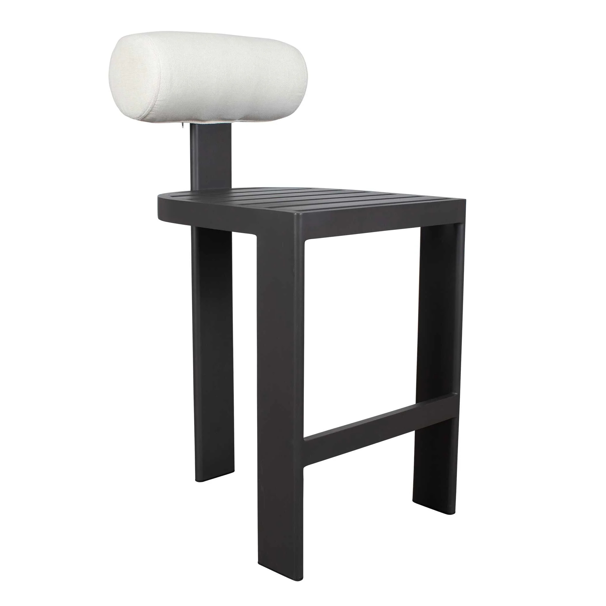 Bolster Back Outdoor Bar Stool - Image 6