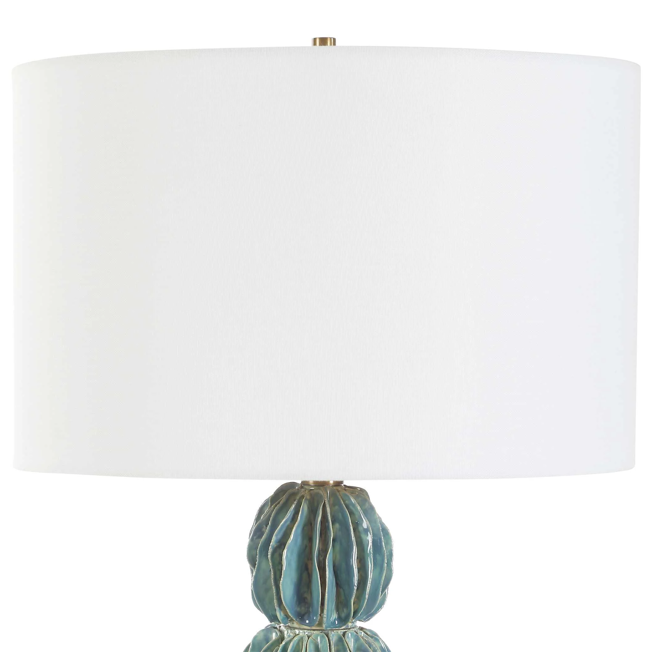 Bonaire Teal Blue Table Lamp - Image 5
