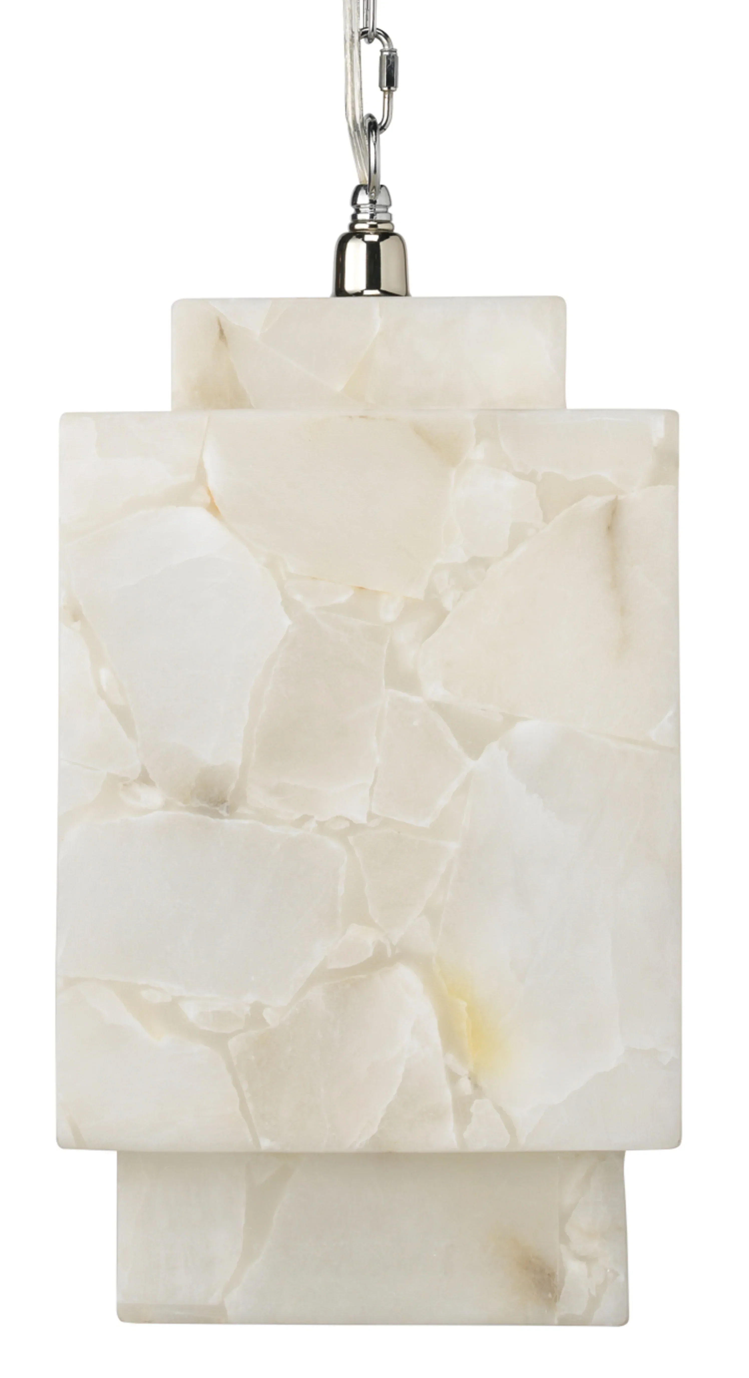 Borealis Alabaster Cube 1-Light Pendant