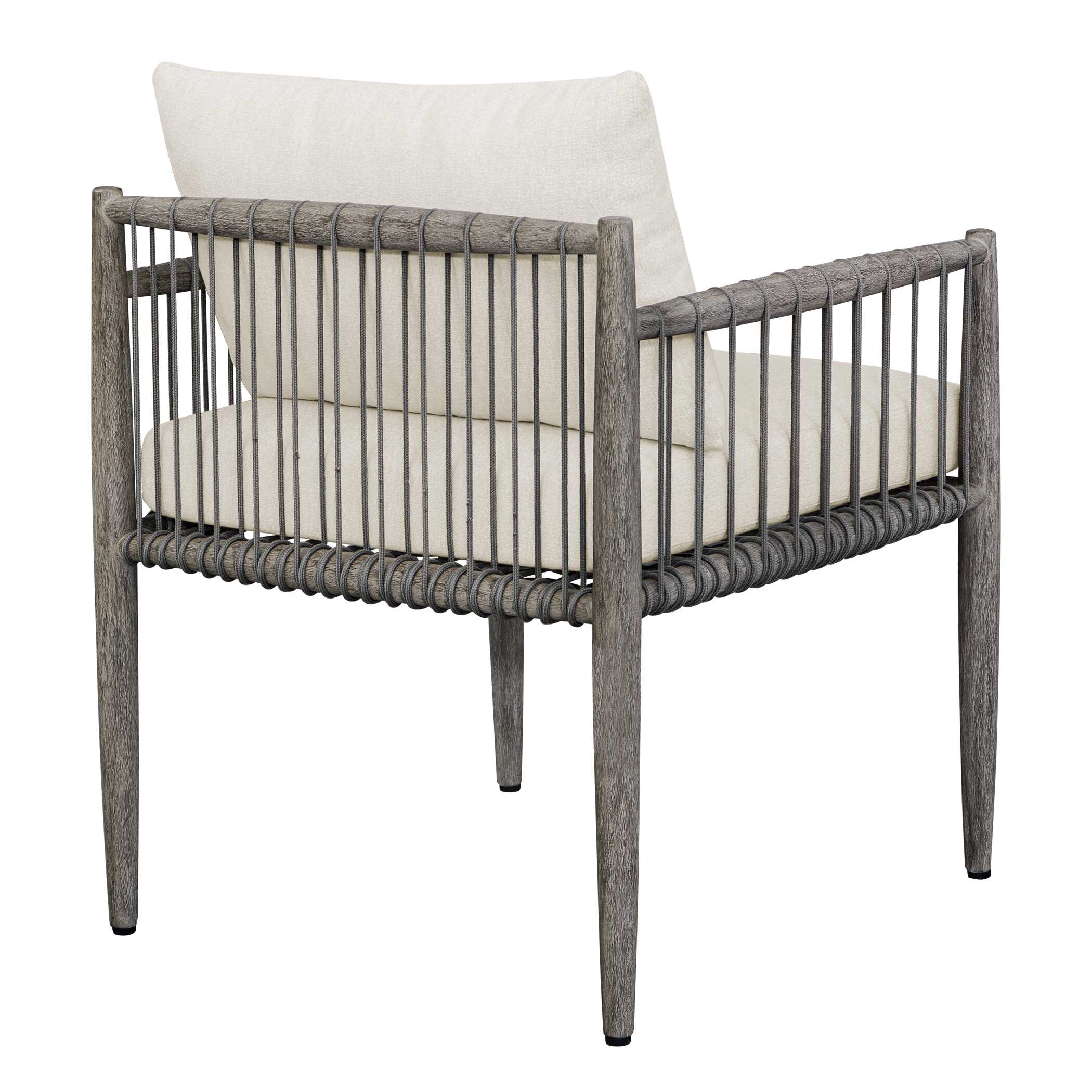Borneo White Outdoor Dining Chair - Set of 2 - Image 9