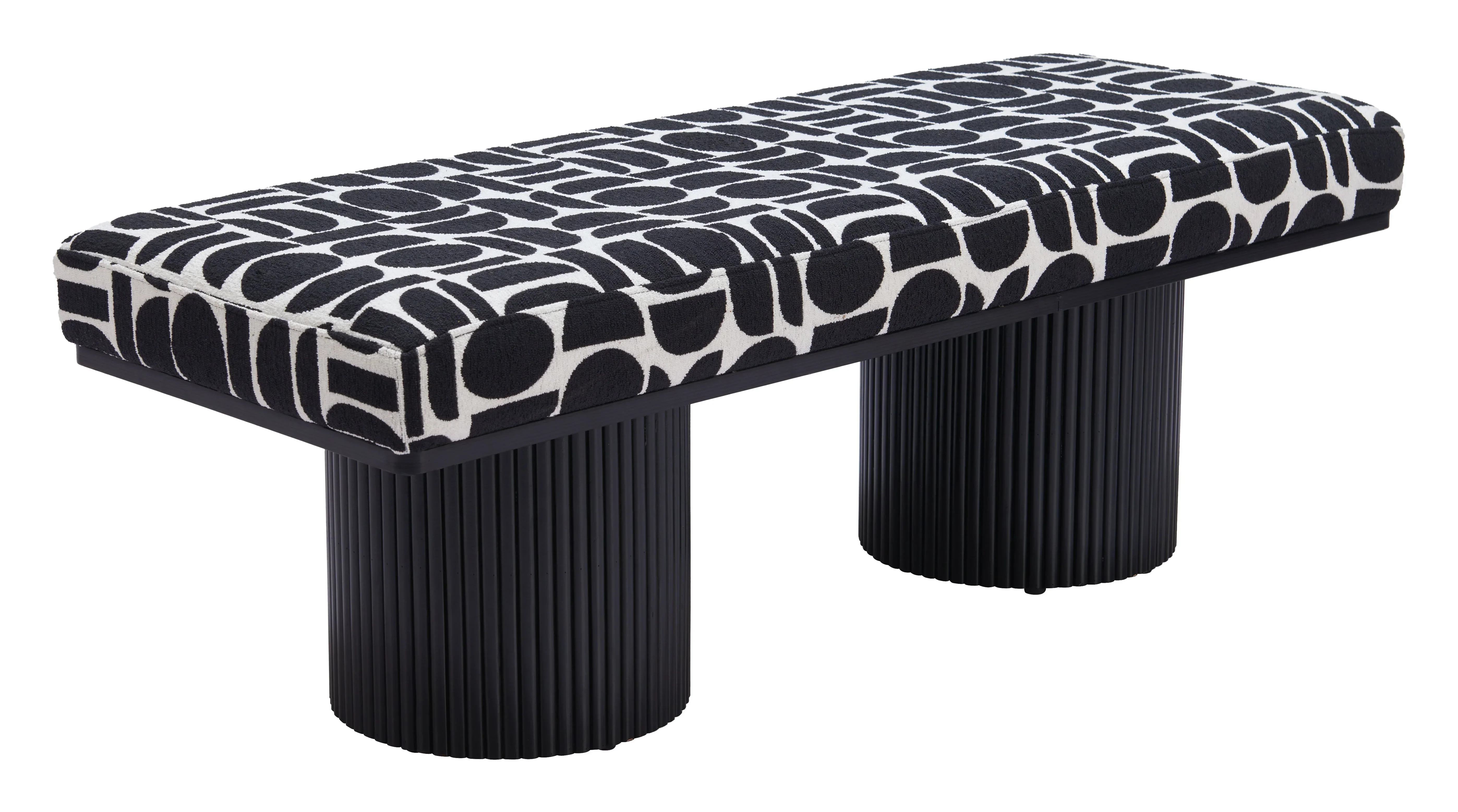Botoia Bench Black & White - Image 4